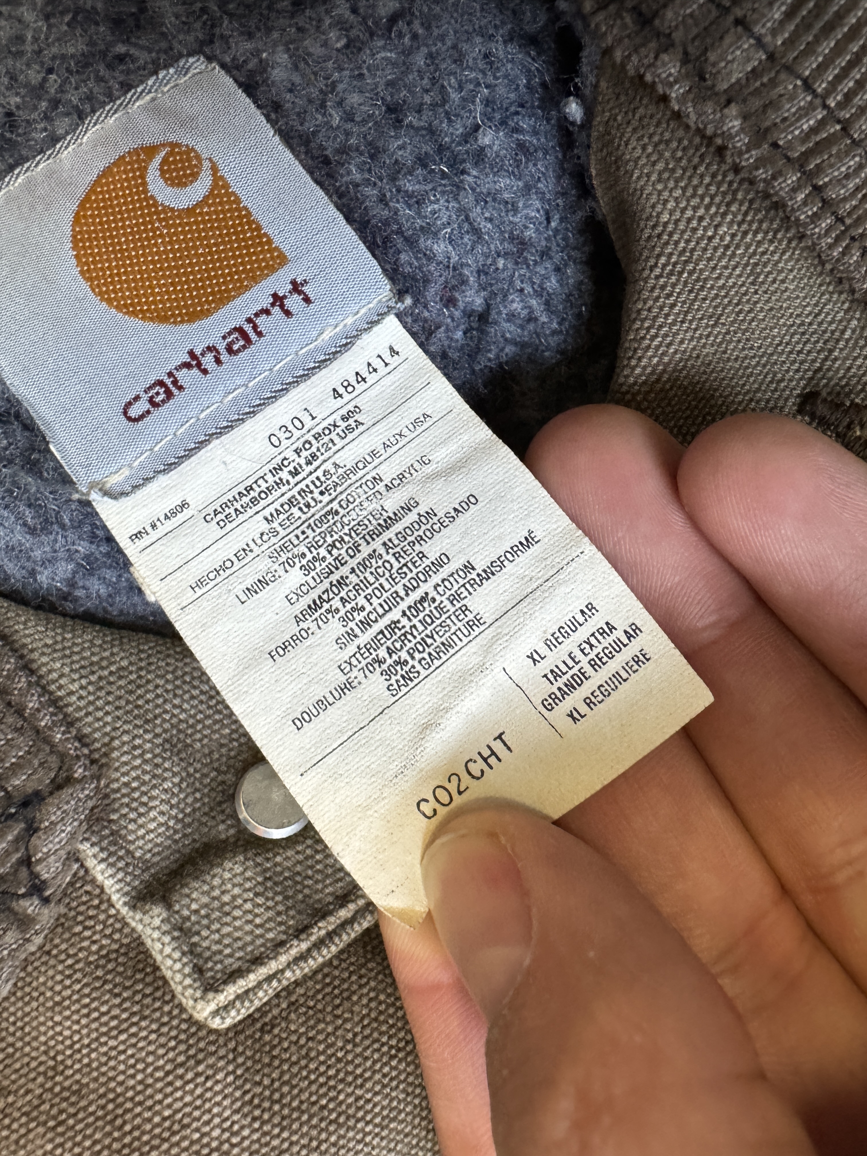 Michigan Carhartt vintage taglia XL