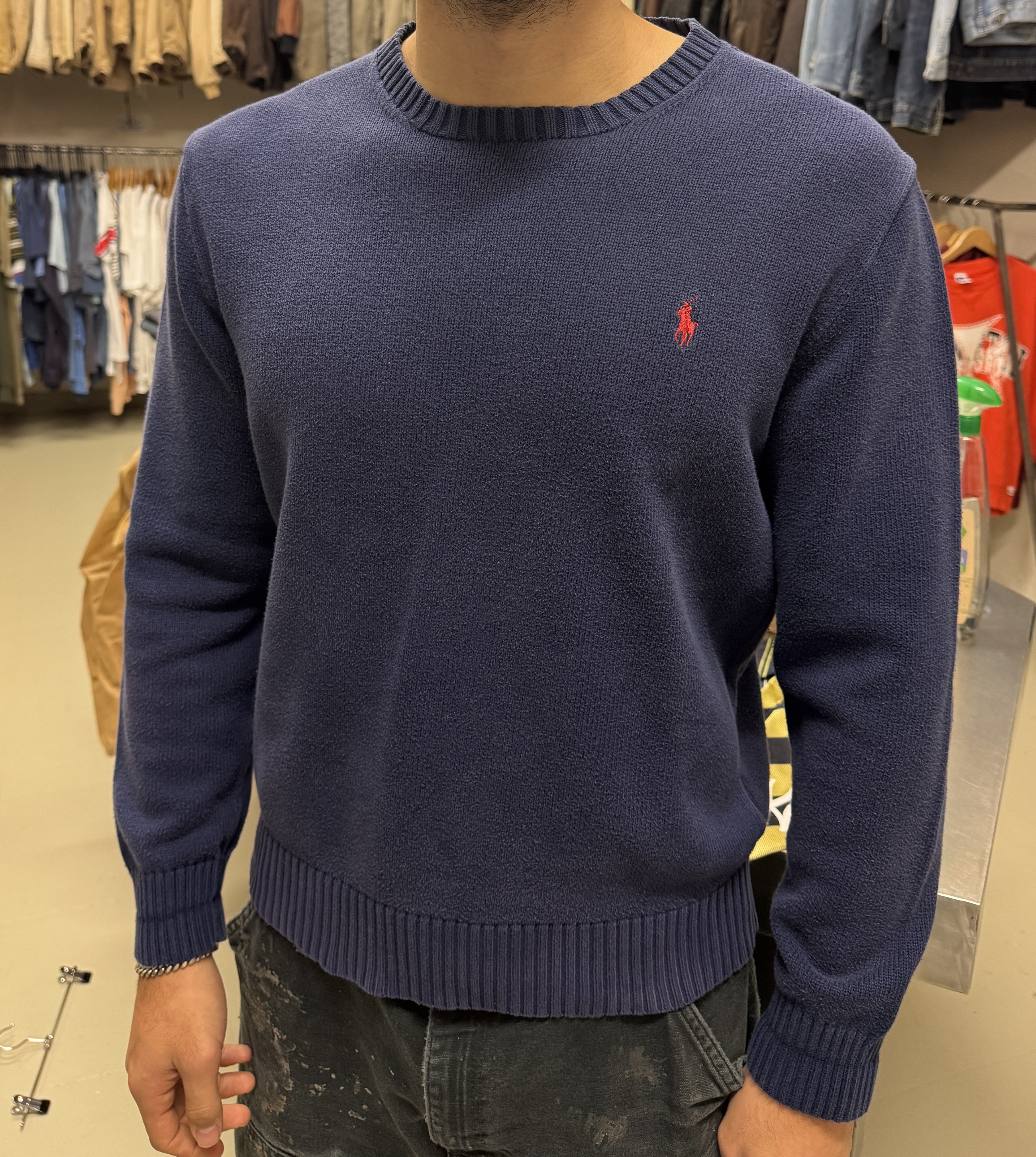 Maglione Polo Ralph Lauren blu taglia L