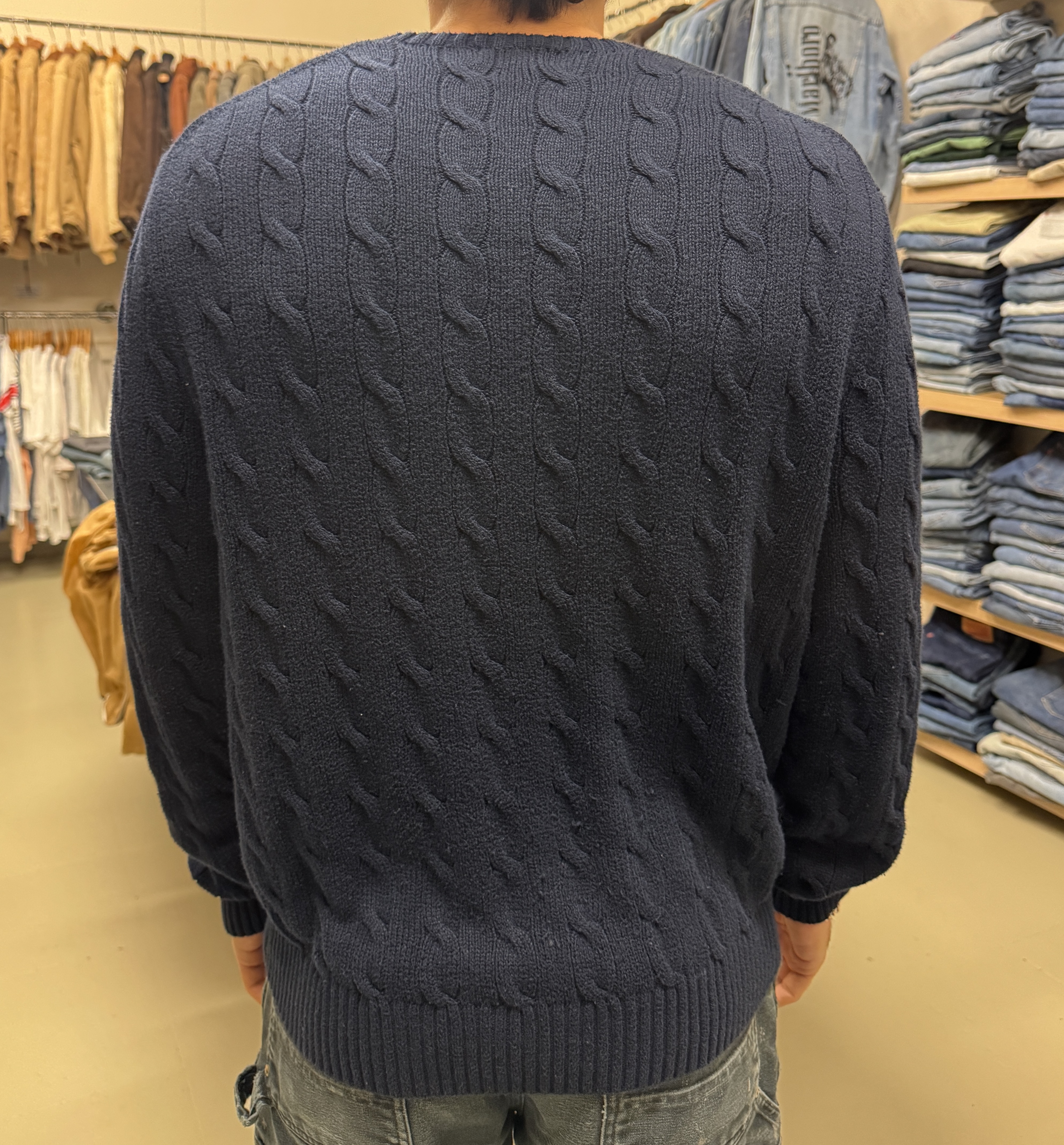 Maglione Polo Ralph Lauren blu taglia XL