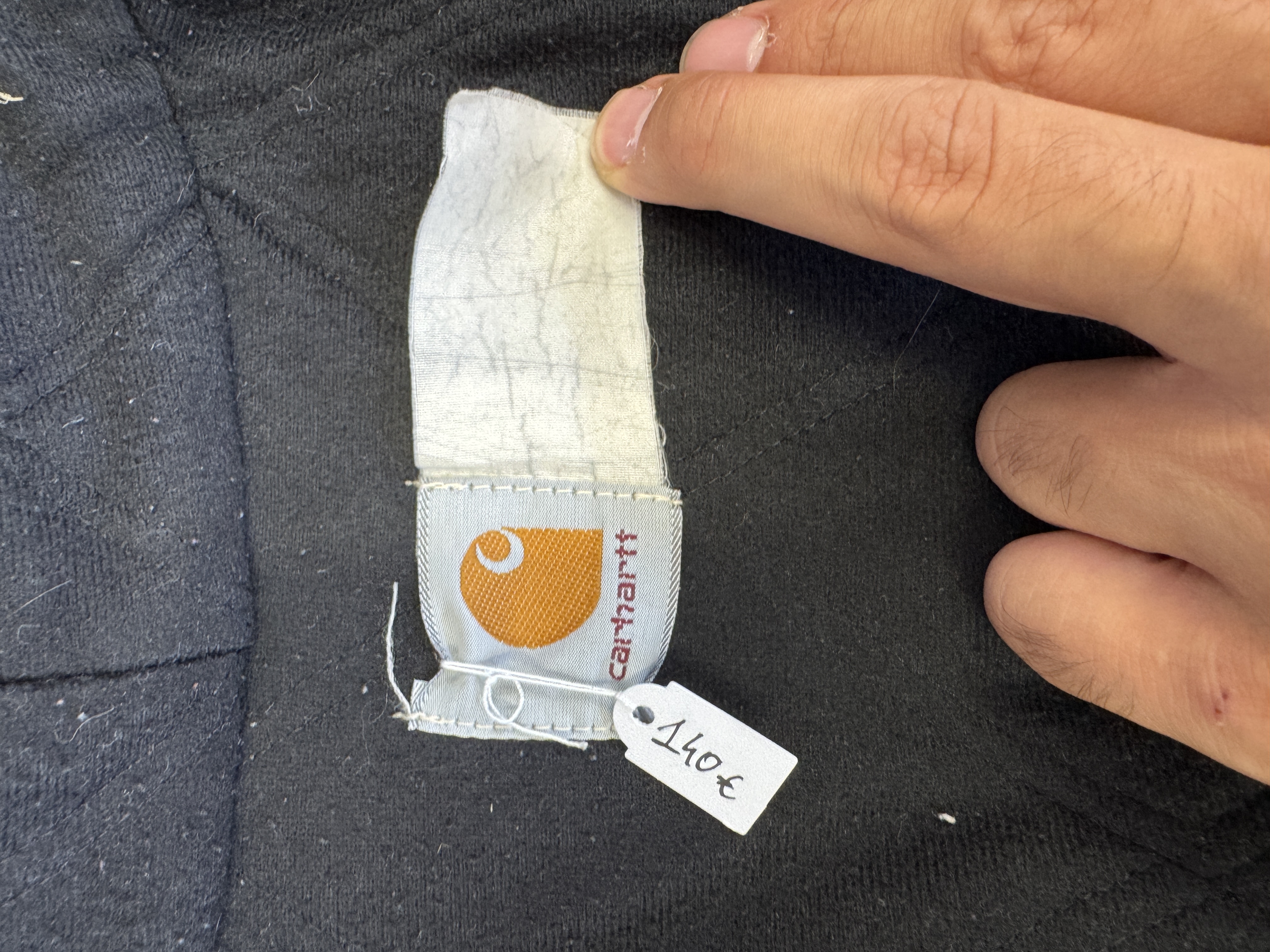 Carhartt hooded work jacket taglia L