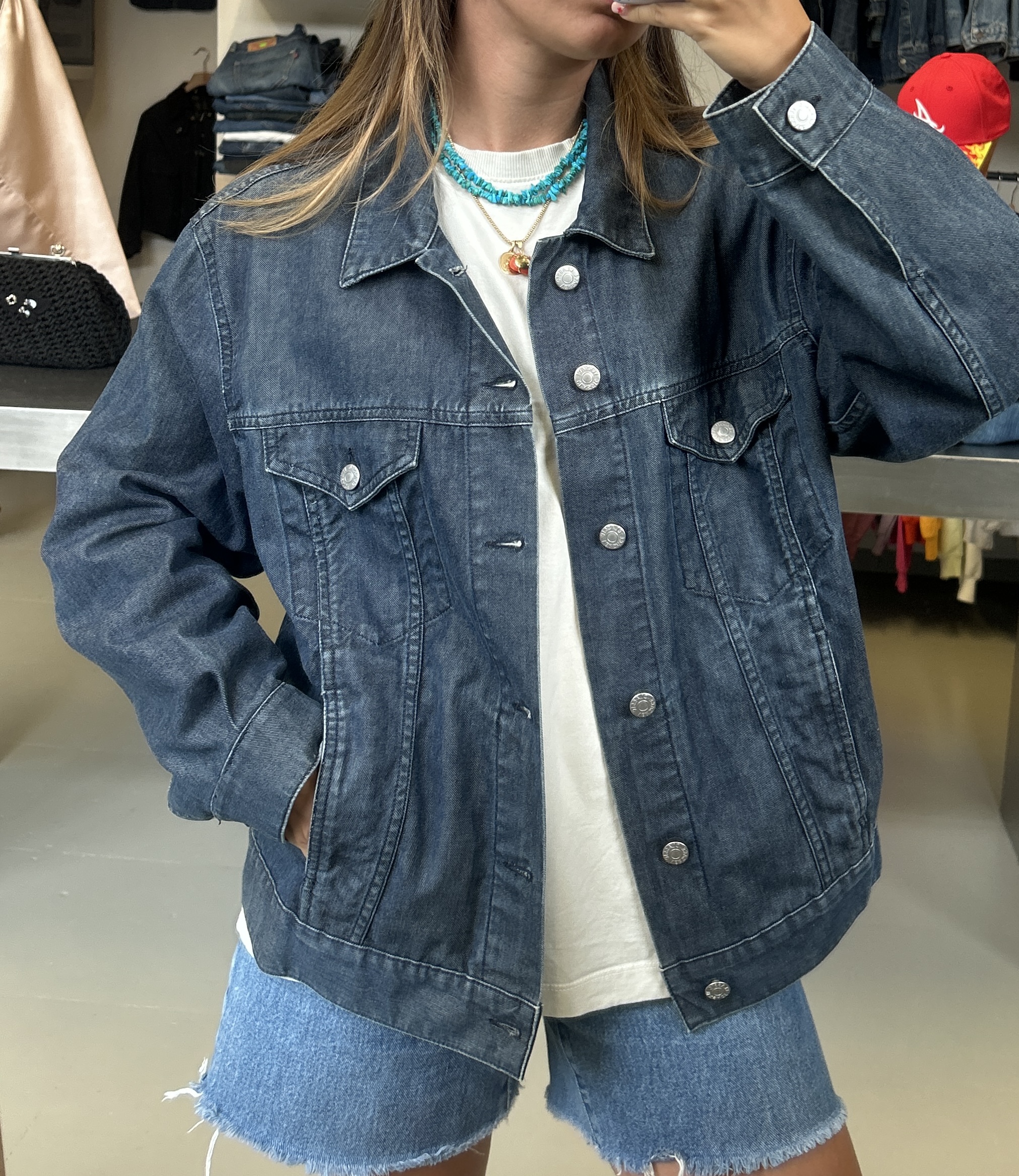Giacca di jeans Versace Classic taglia L