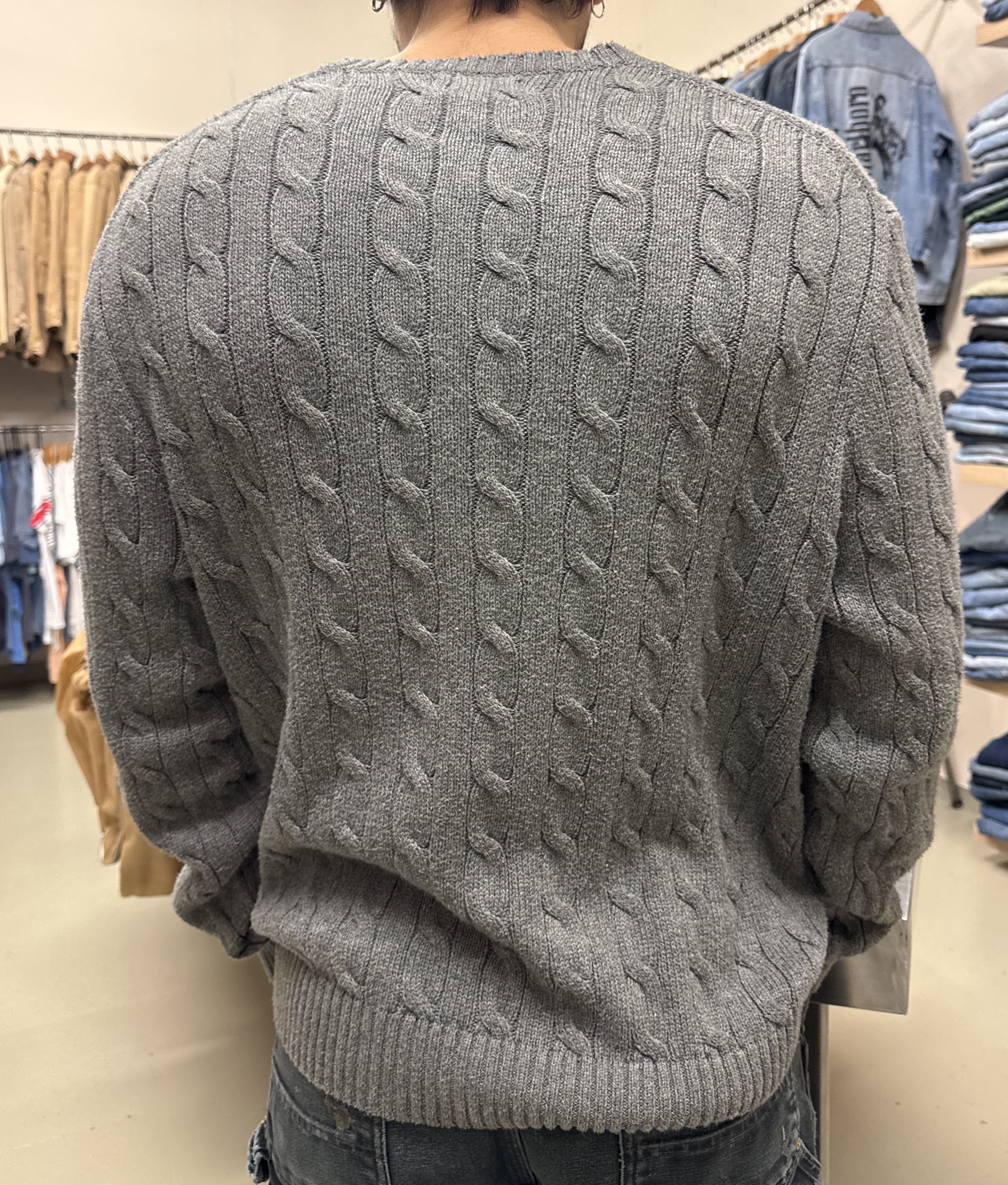 Maglione Polo Ralph Lauren grigio taglia XL