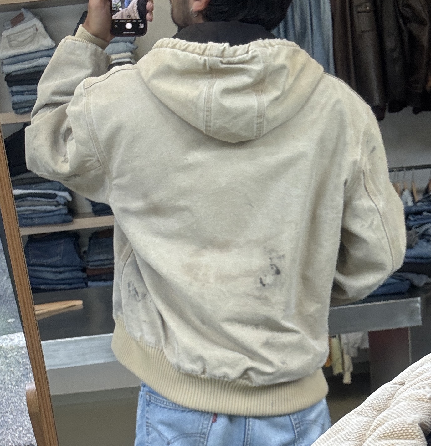 Vintage Carhartt Canvas Work Jacket taglia L