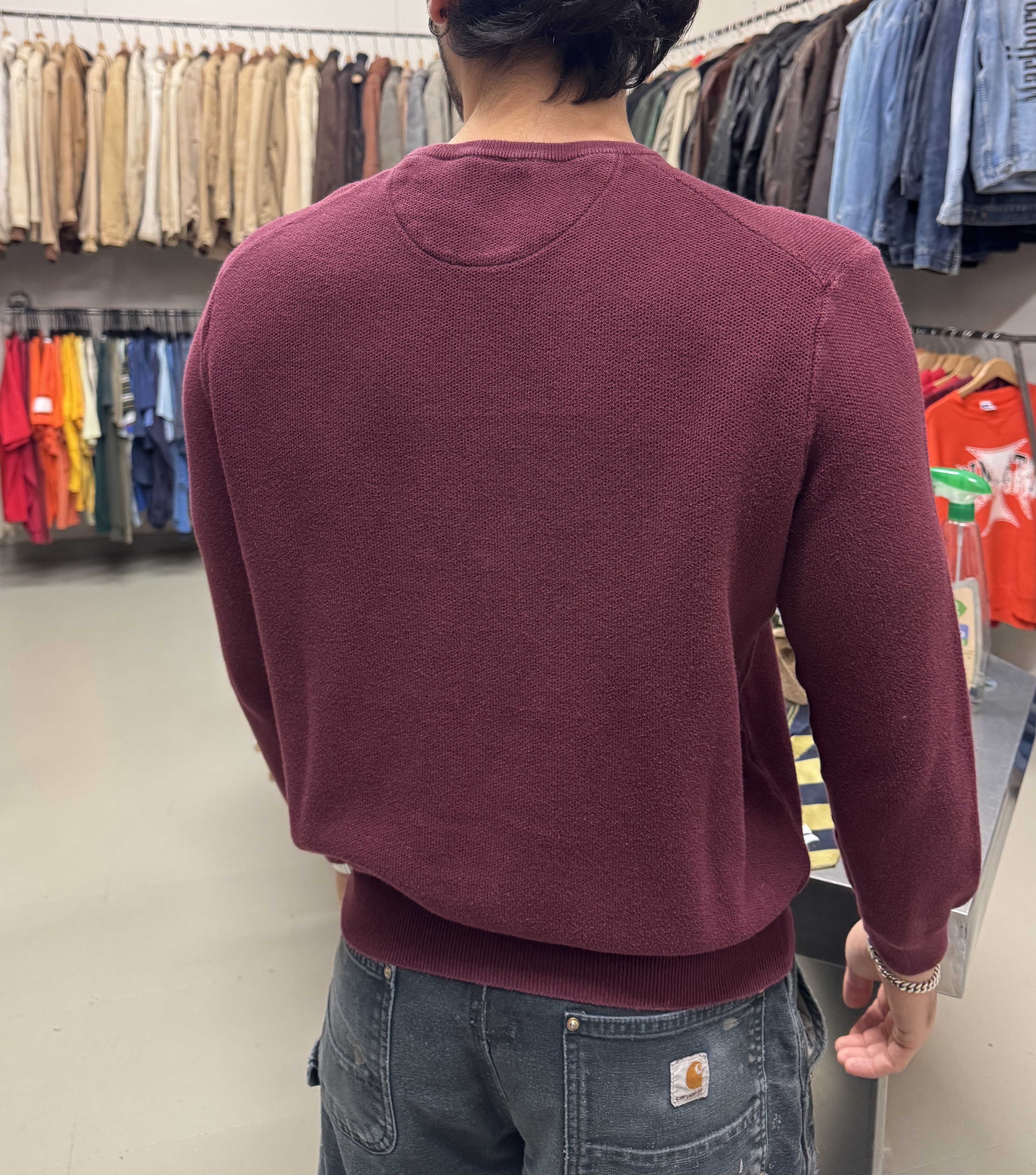 Maglione Polo Ralph Lauren burgundy taglia XL