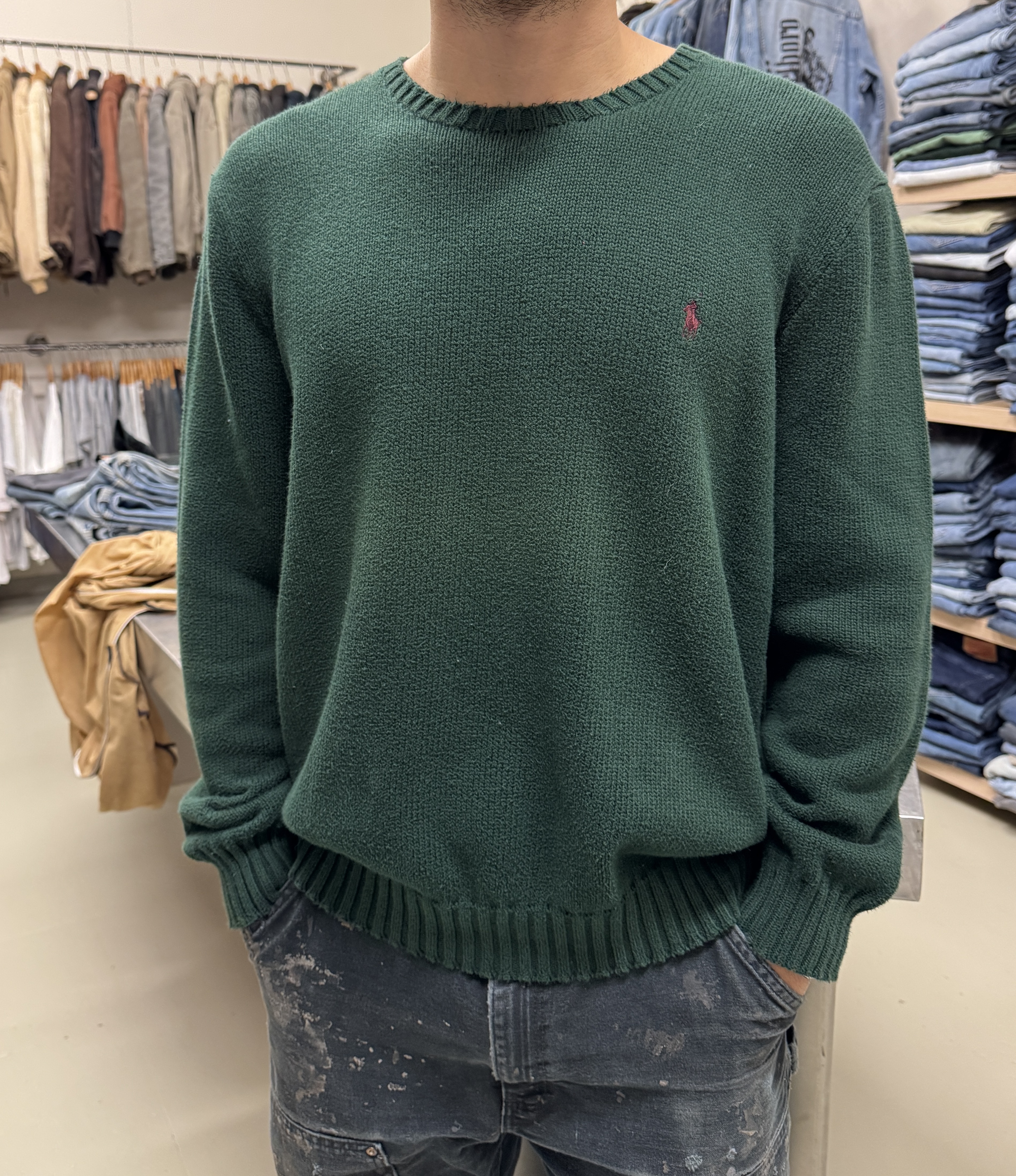 Maglione Verde Uomo taglia XL