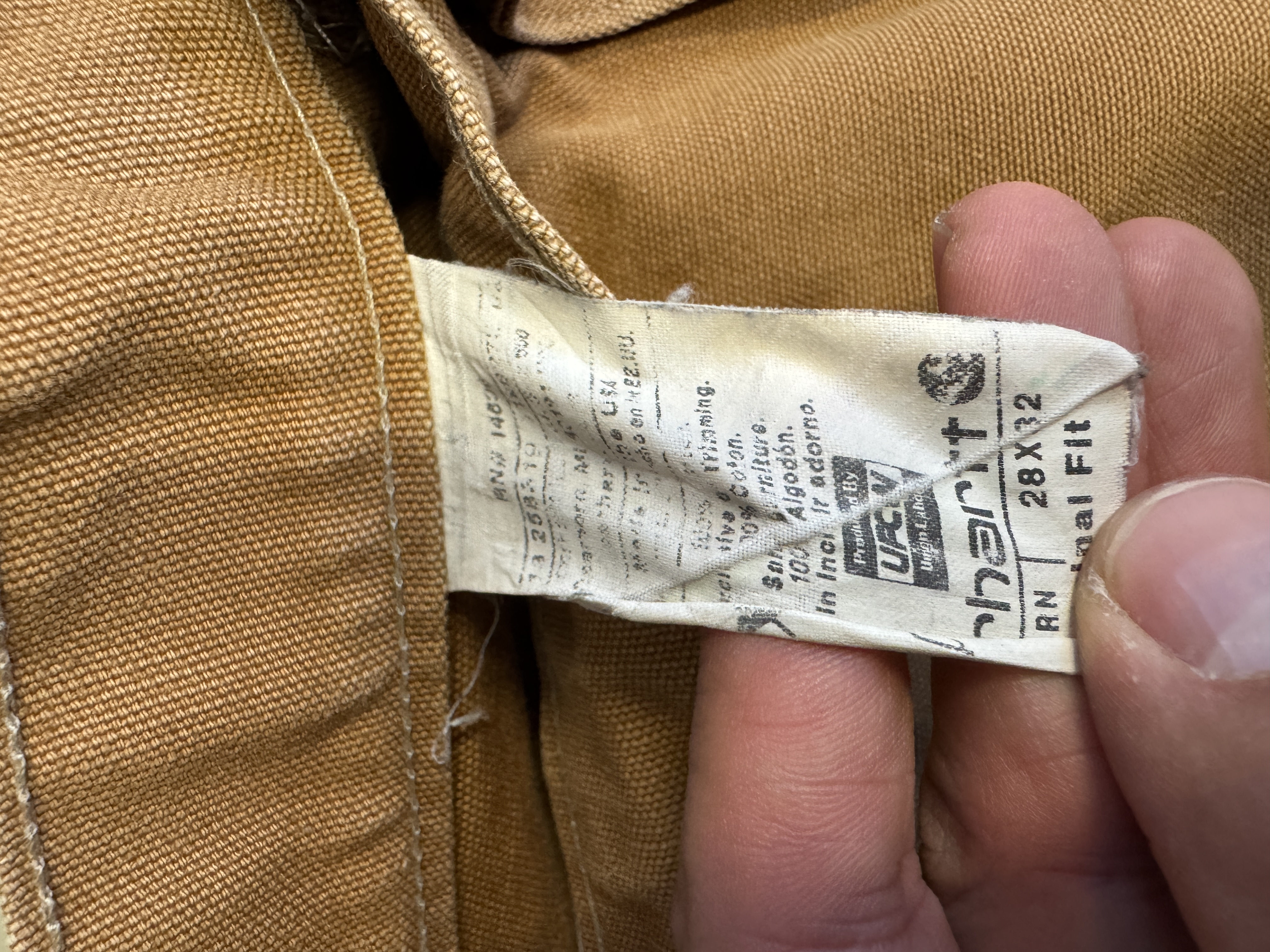 Carhartt double knee carpenter taglia 28US