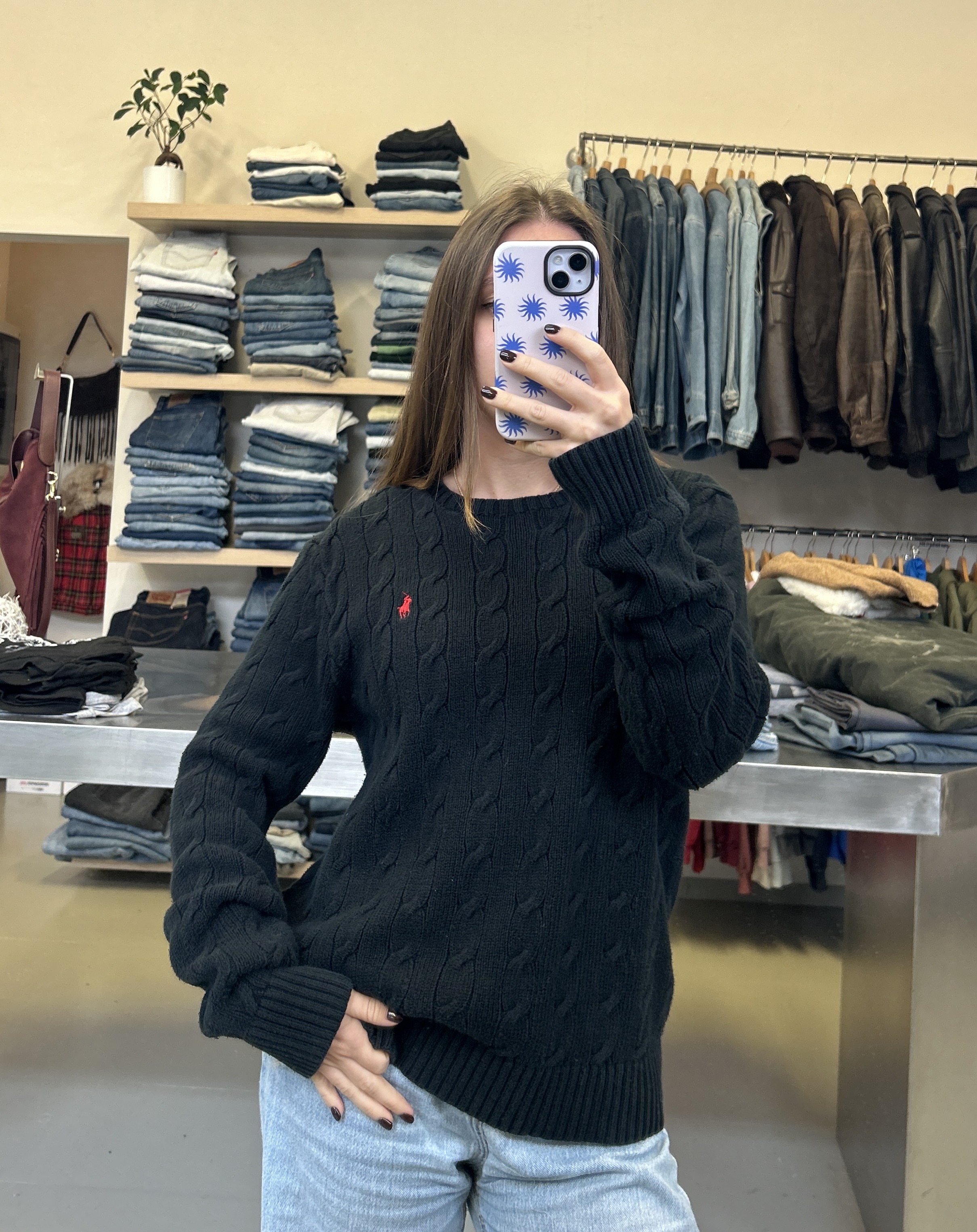 Maglione Polo Ralph Lauren nero taglia S