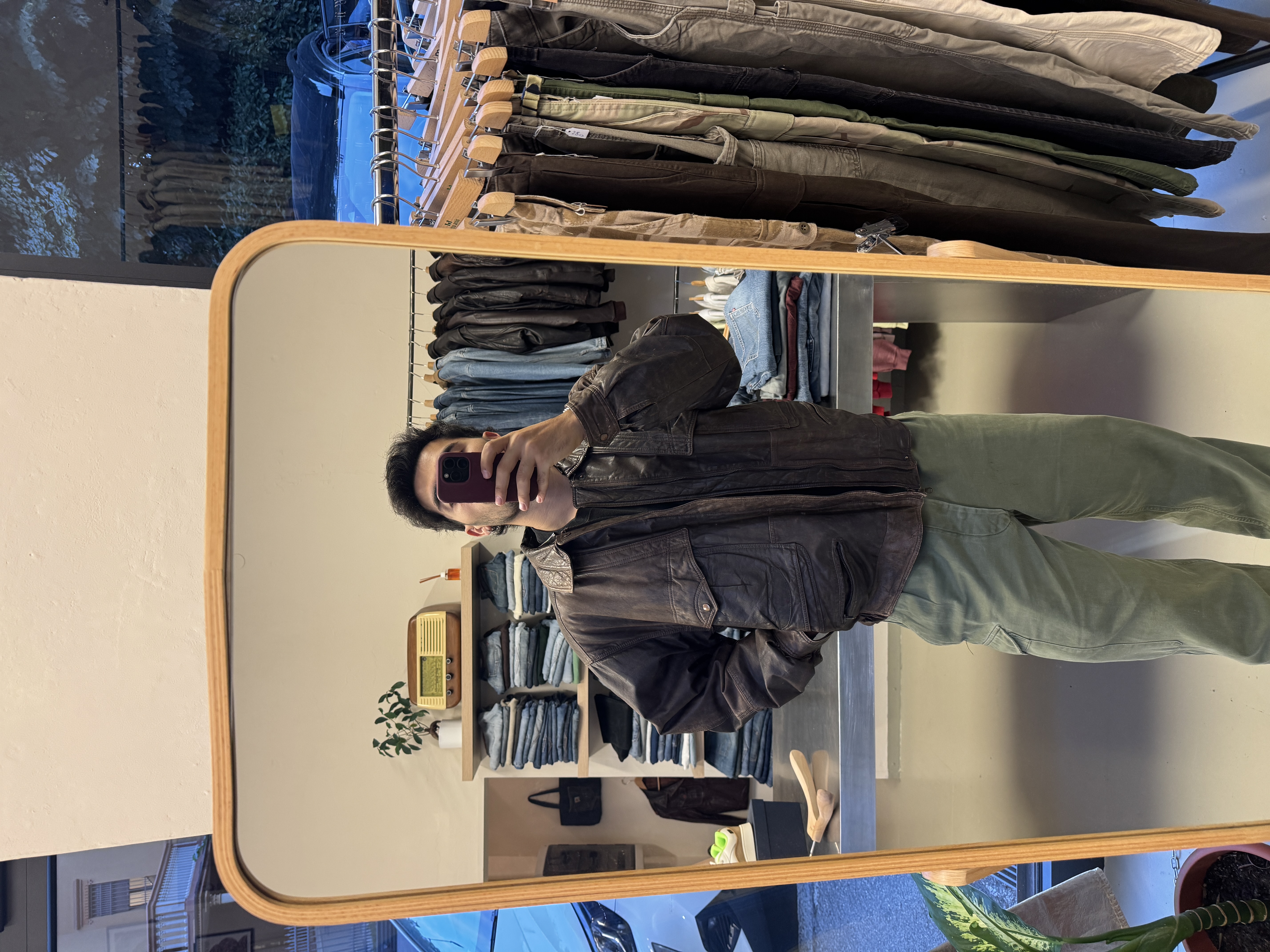 Vintage Leather Jacket taglia L
