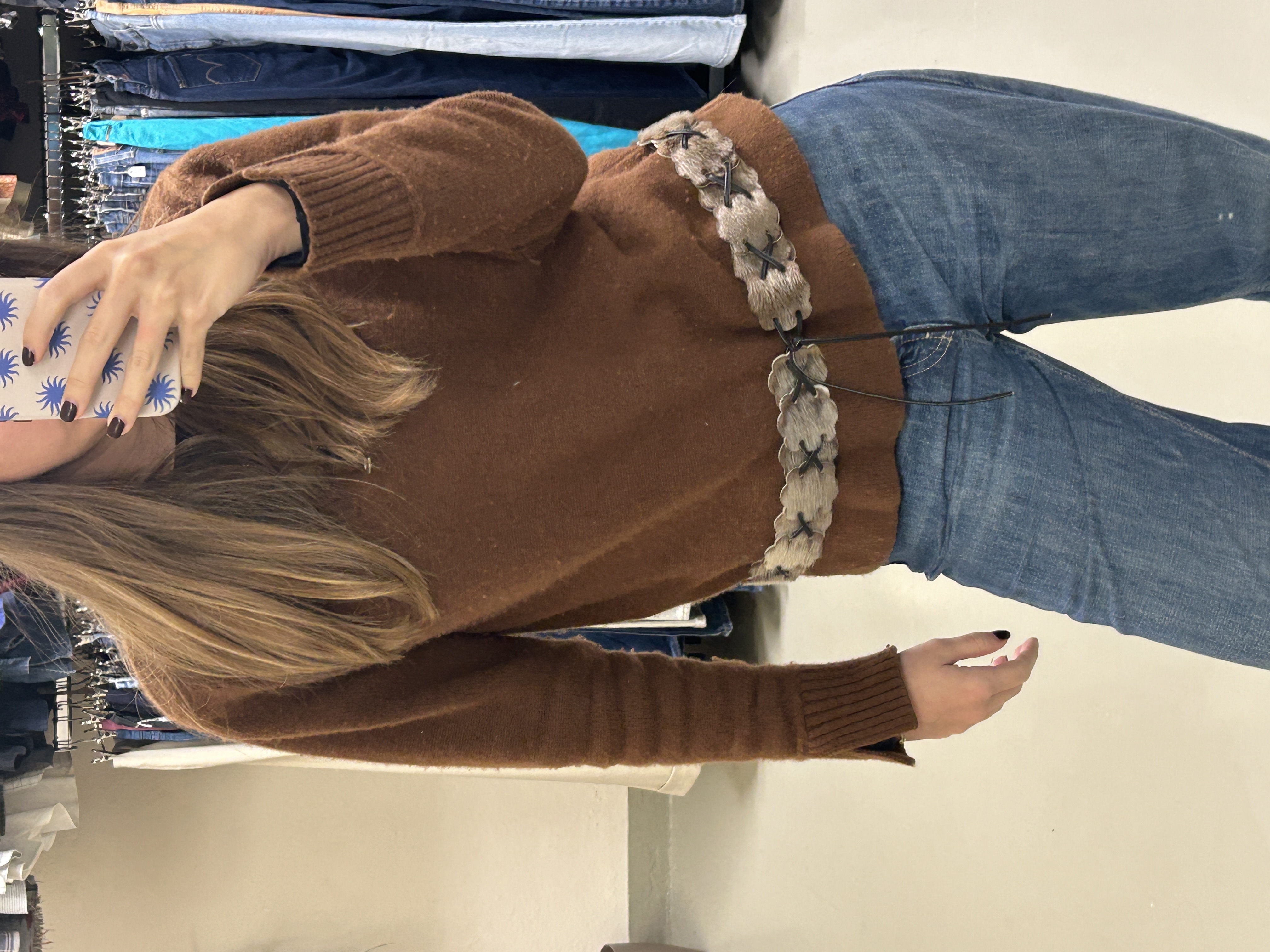 Handcrafted Fur belt 