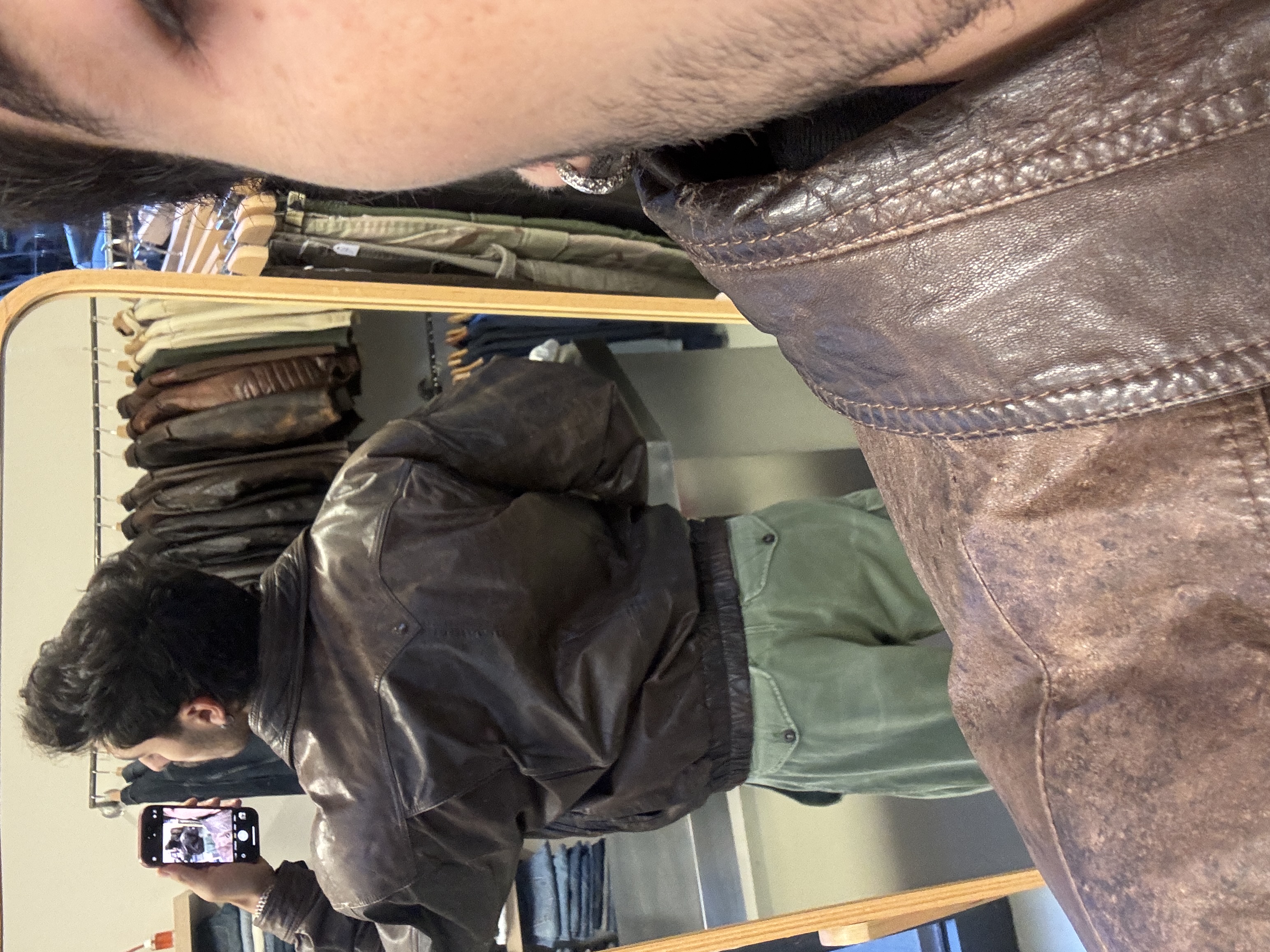 Vintage Leather Jacket taglia L