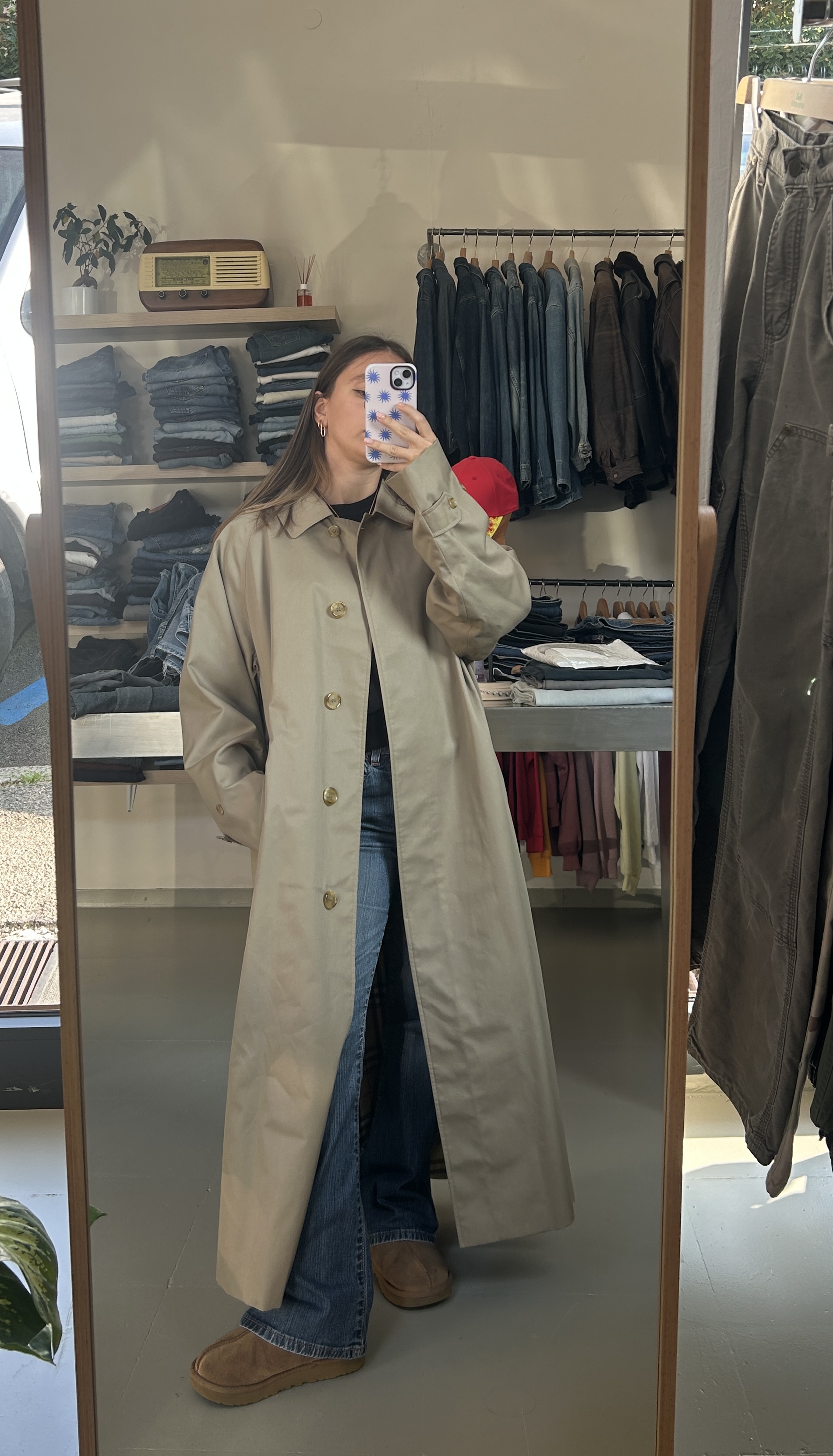 Burberry Beige Trench Coat Taglia L