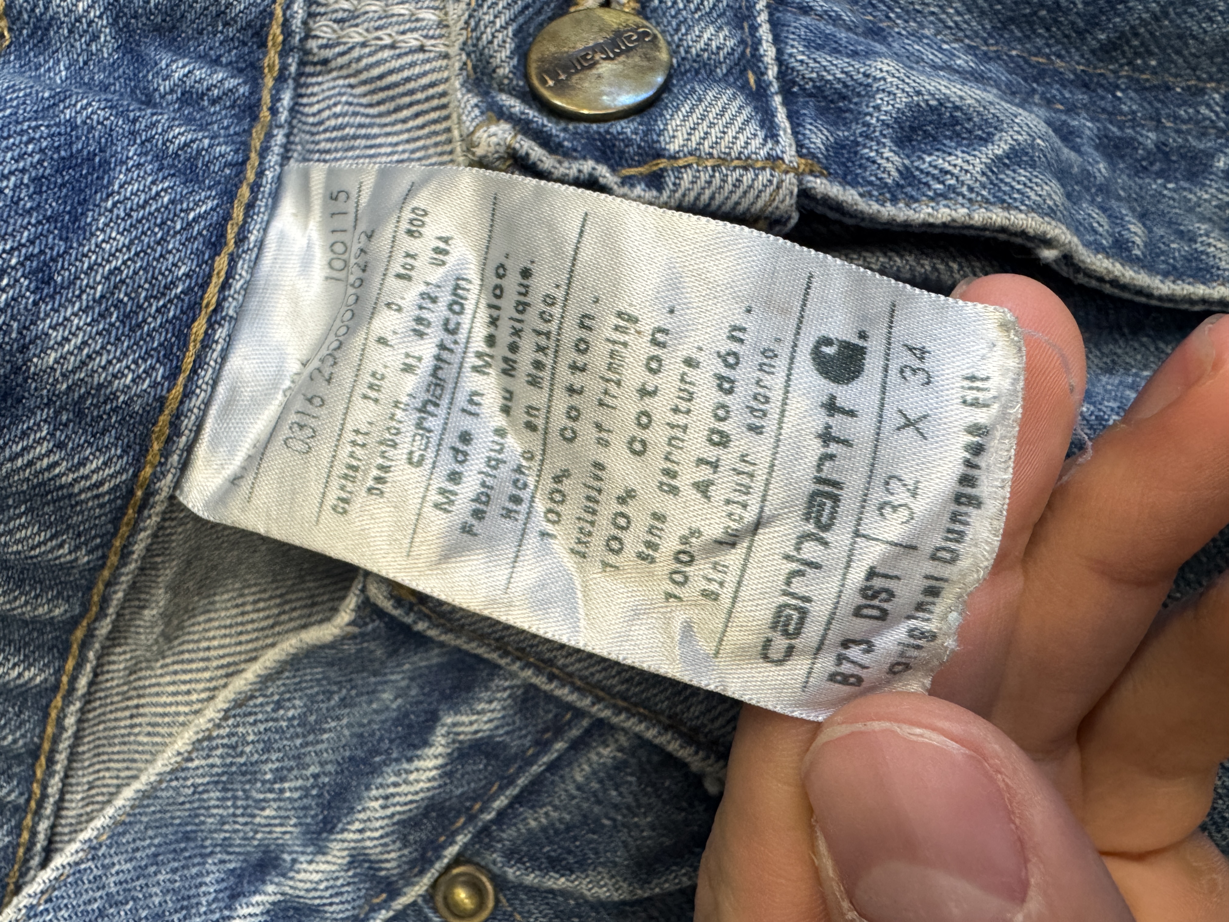 Carhartt double knee carpenter taglia 32US