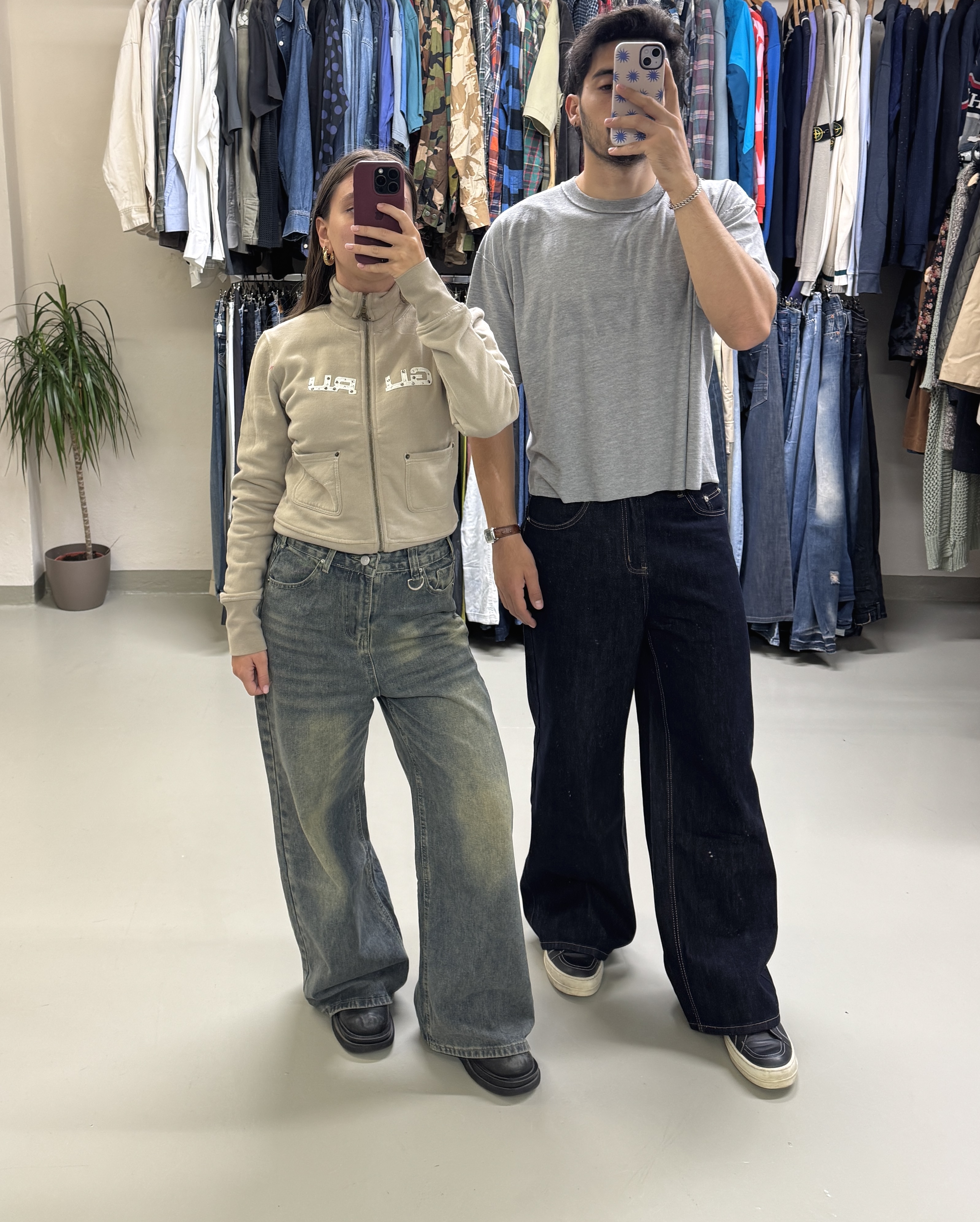 Wide-Leg baggy Jeans