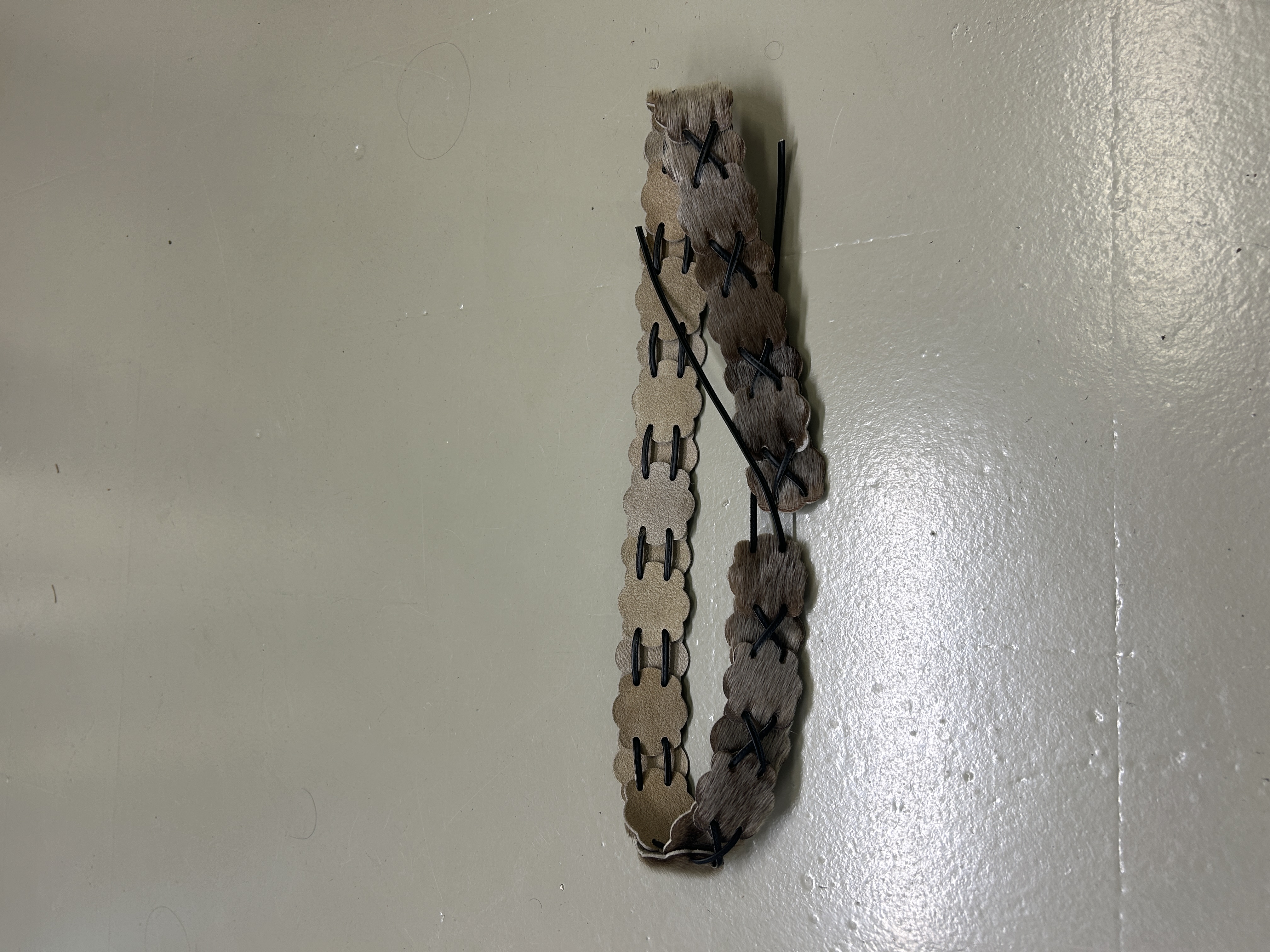 Handcrafted Fur belt 