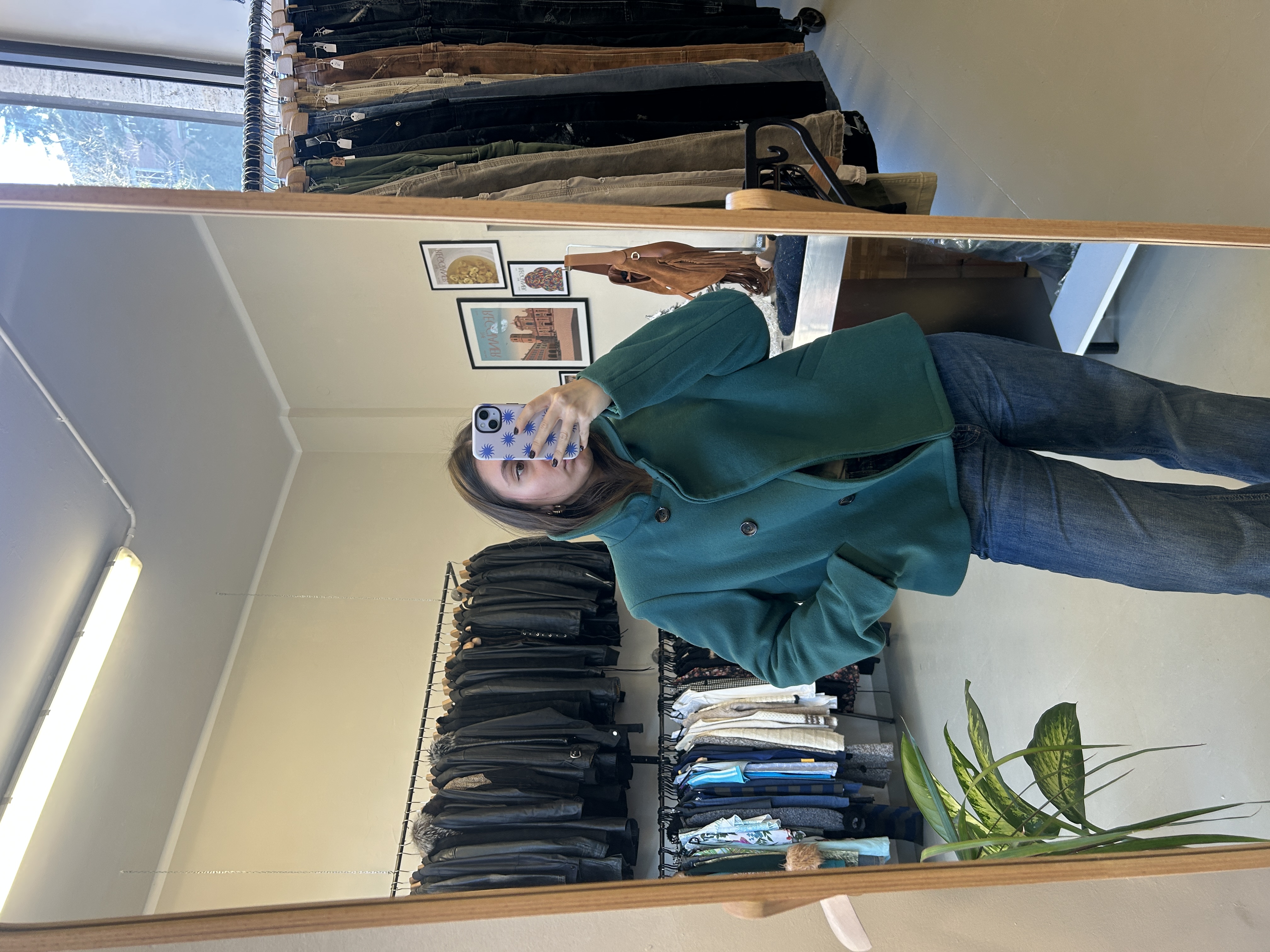 Green Double-Breasted Caban