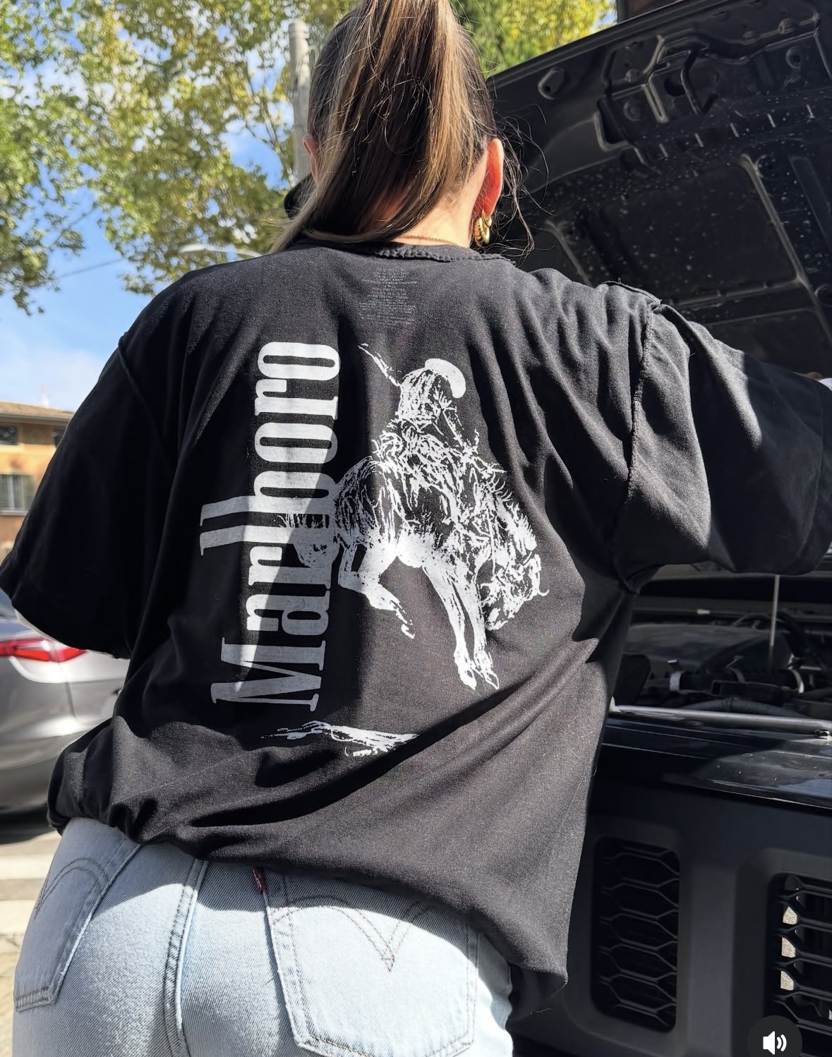 Marlboro Cowboy Graphic T-Shirt