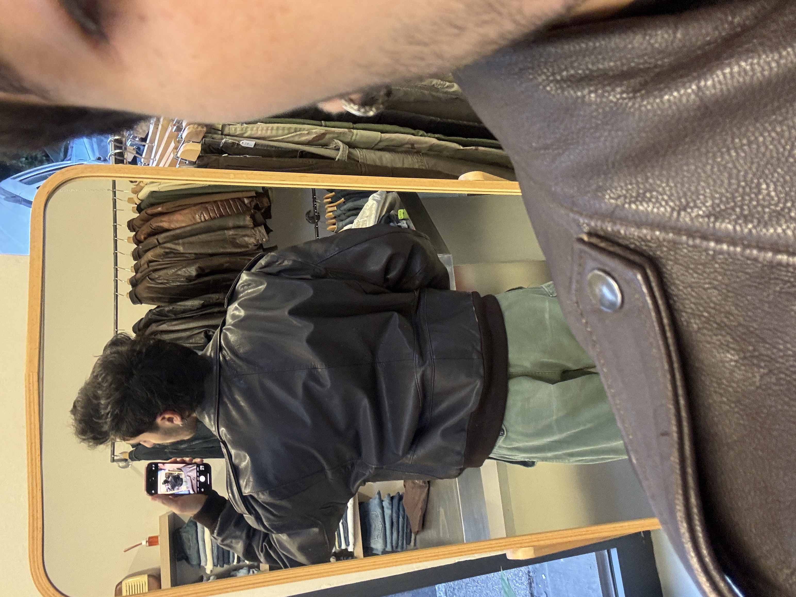 Vintage Leather Jacket taglia XL