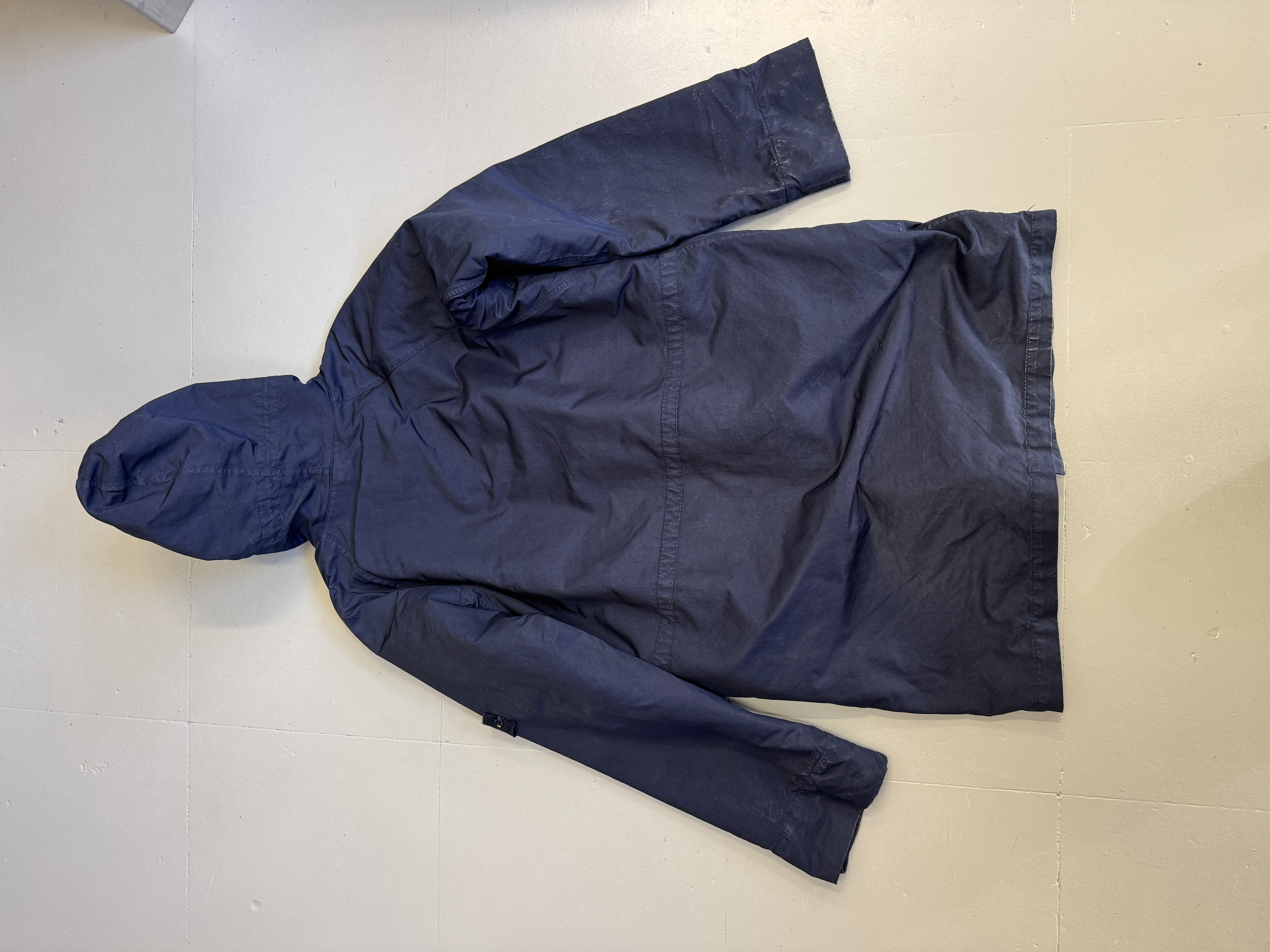 Stone Island Navy hooded jacket taglia L