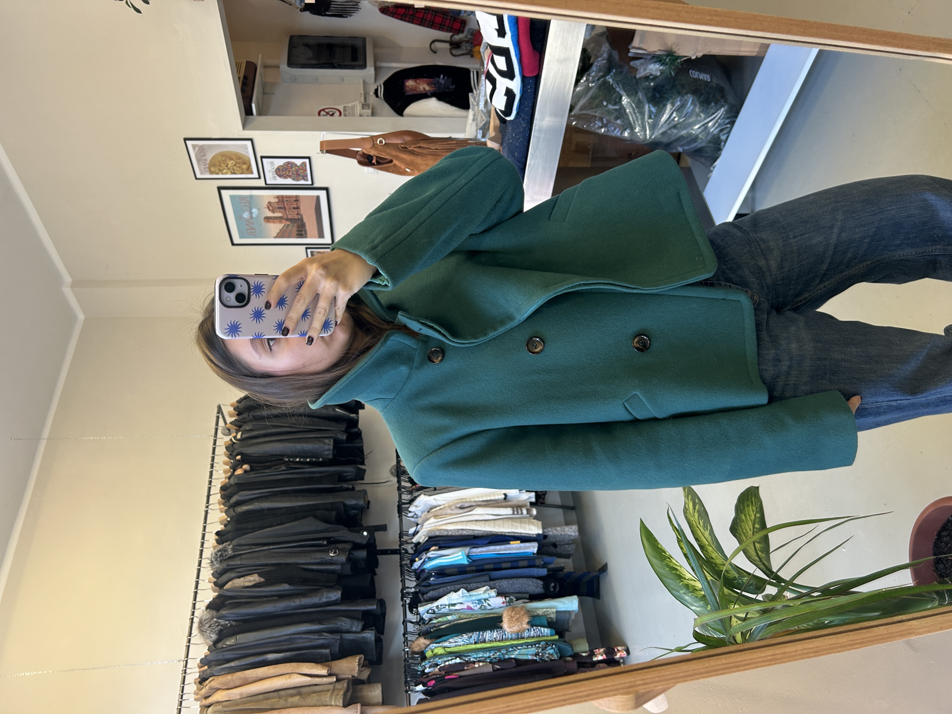 Green Double-Breasted Caban