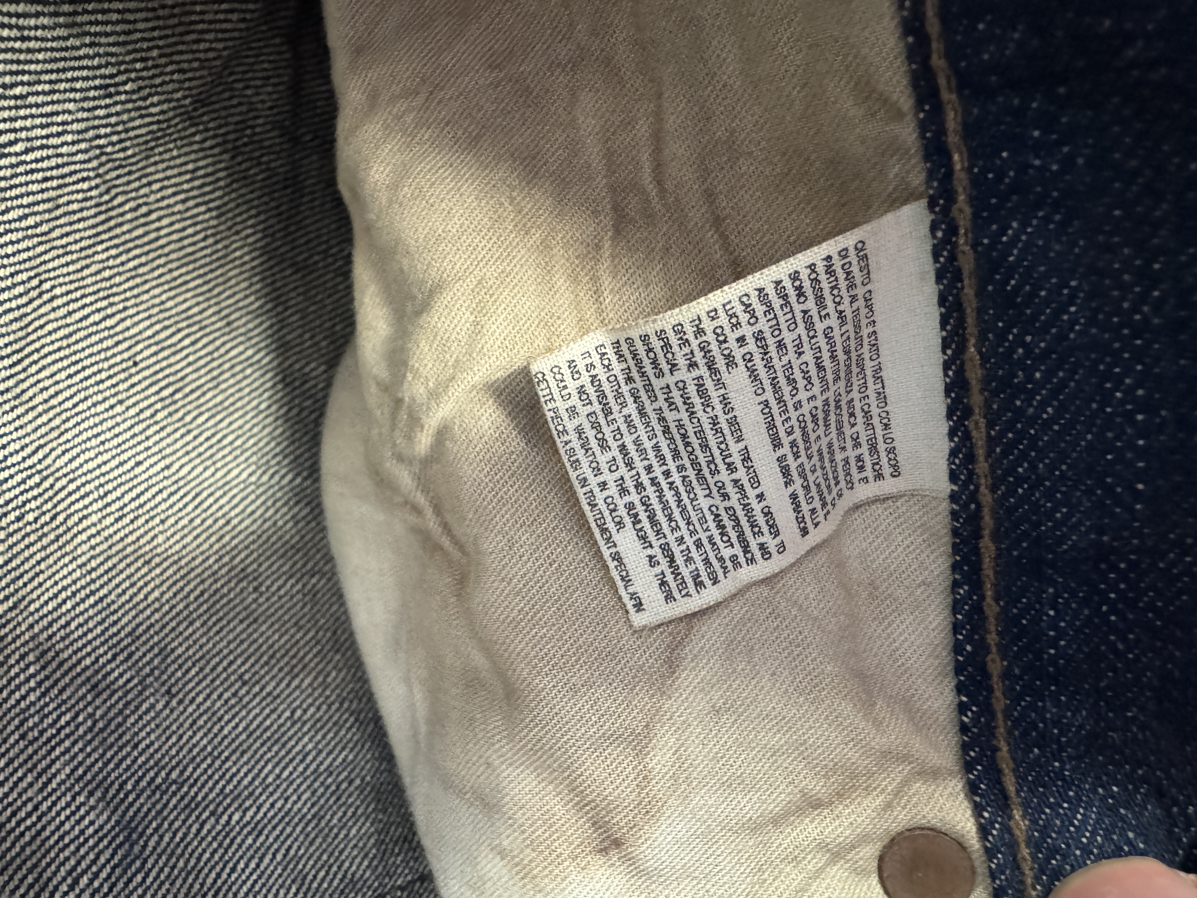 Raw Jeans Vintage Uomo taglia 32 us