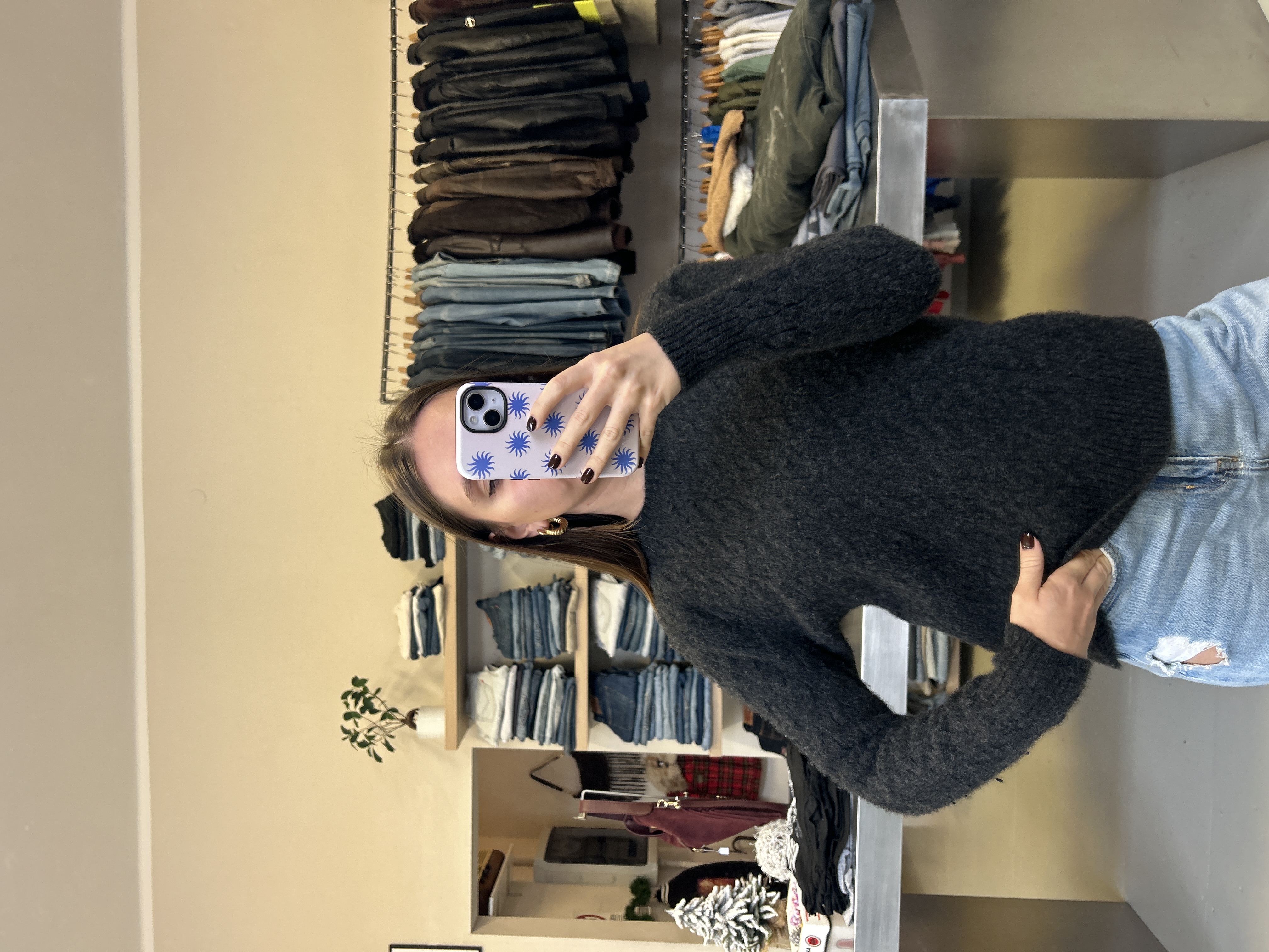 Maglione Polo Ralph Lauren grigio scuro taglia XS/S