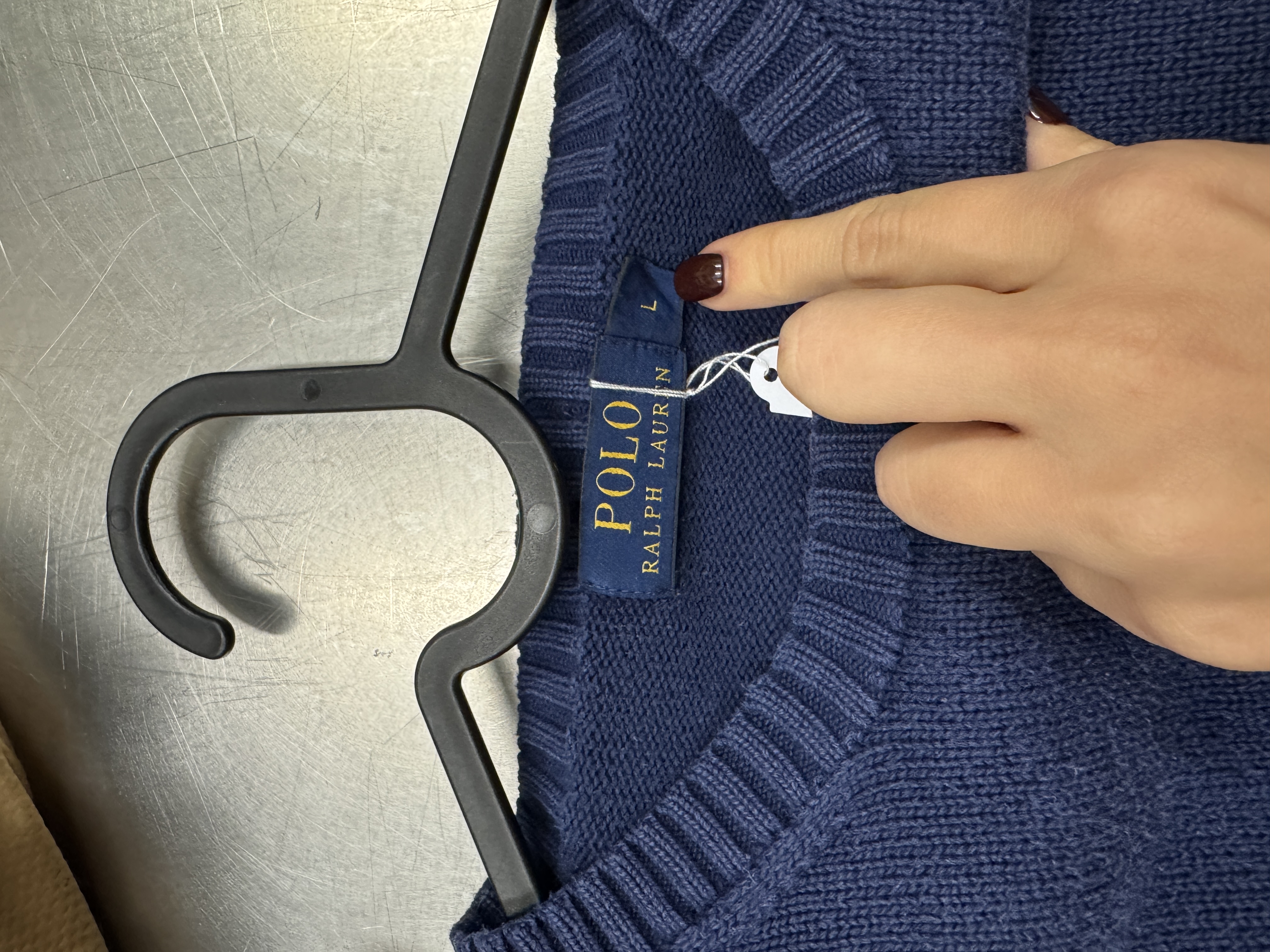 Maglione Polo Ralph Lauren blu taglia L