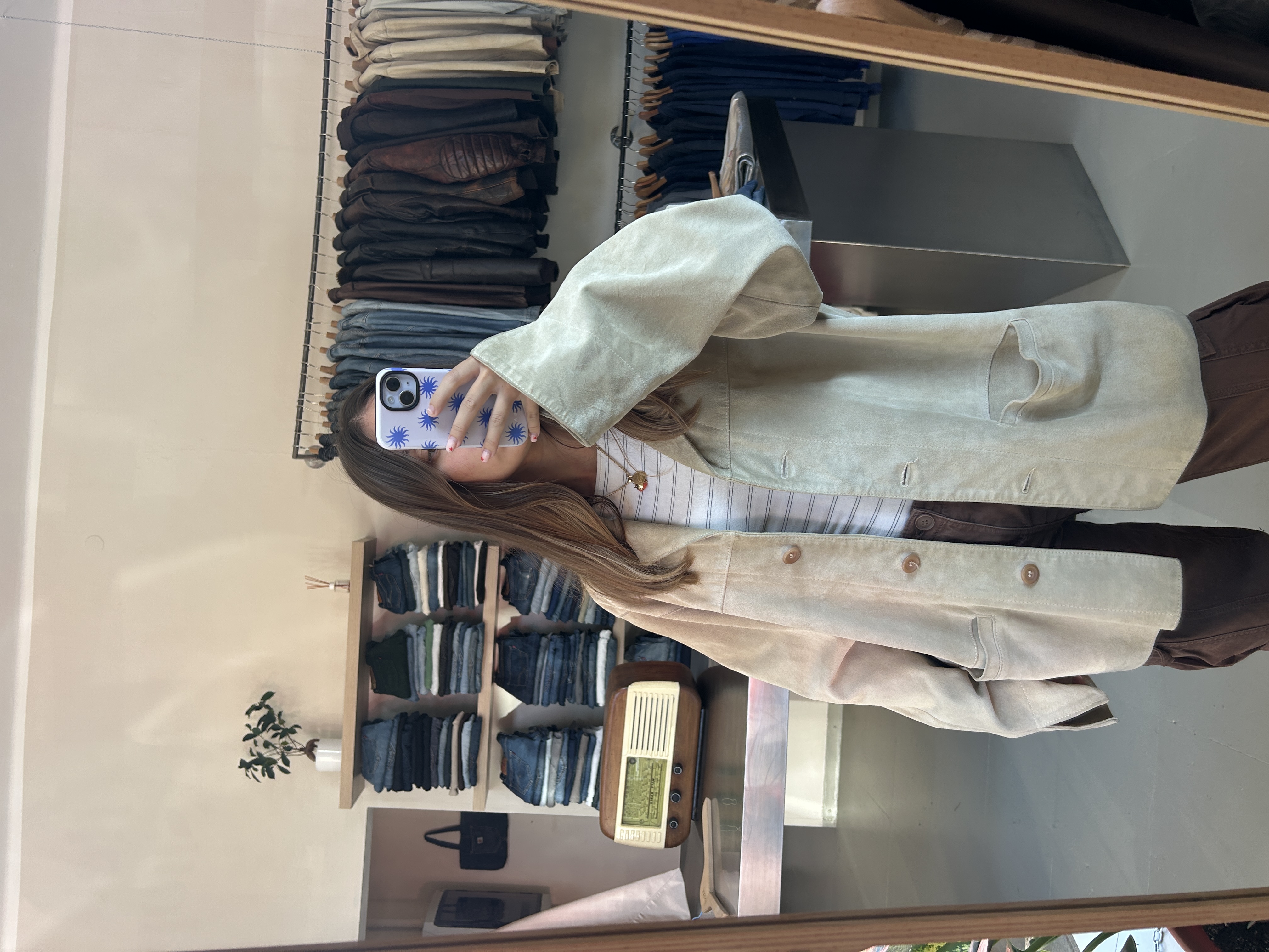 Suede Jacket taglia L