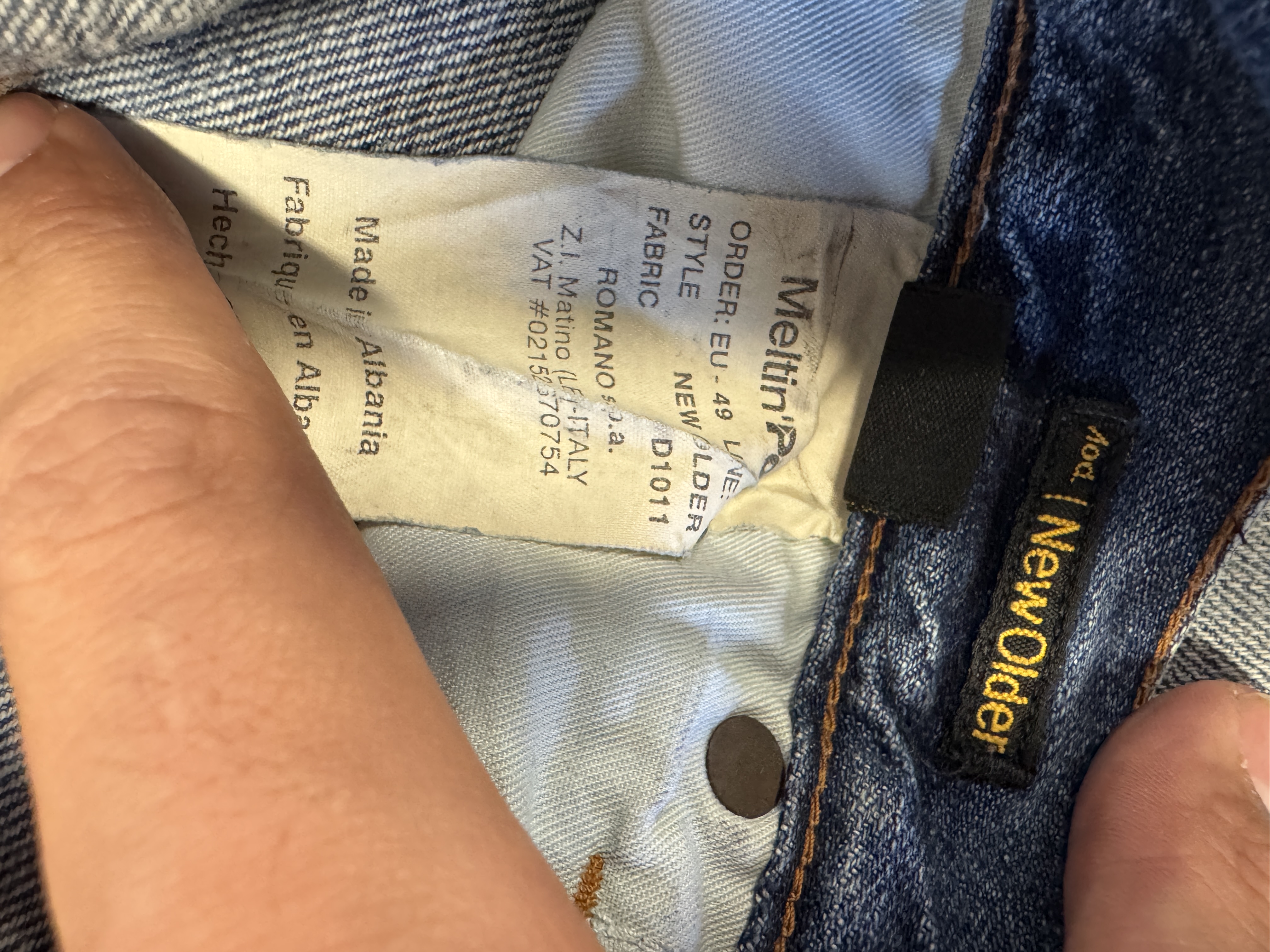 New Obler Flare Jeans Vintage Uomo taglia 33 US