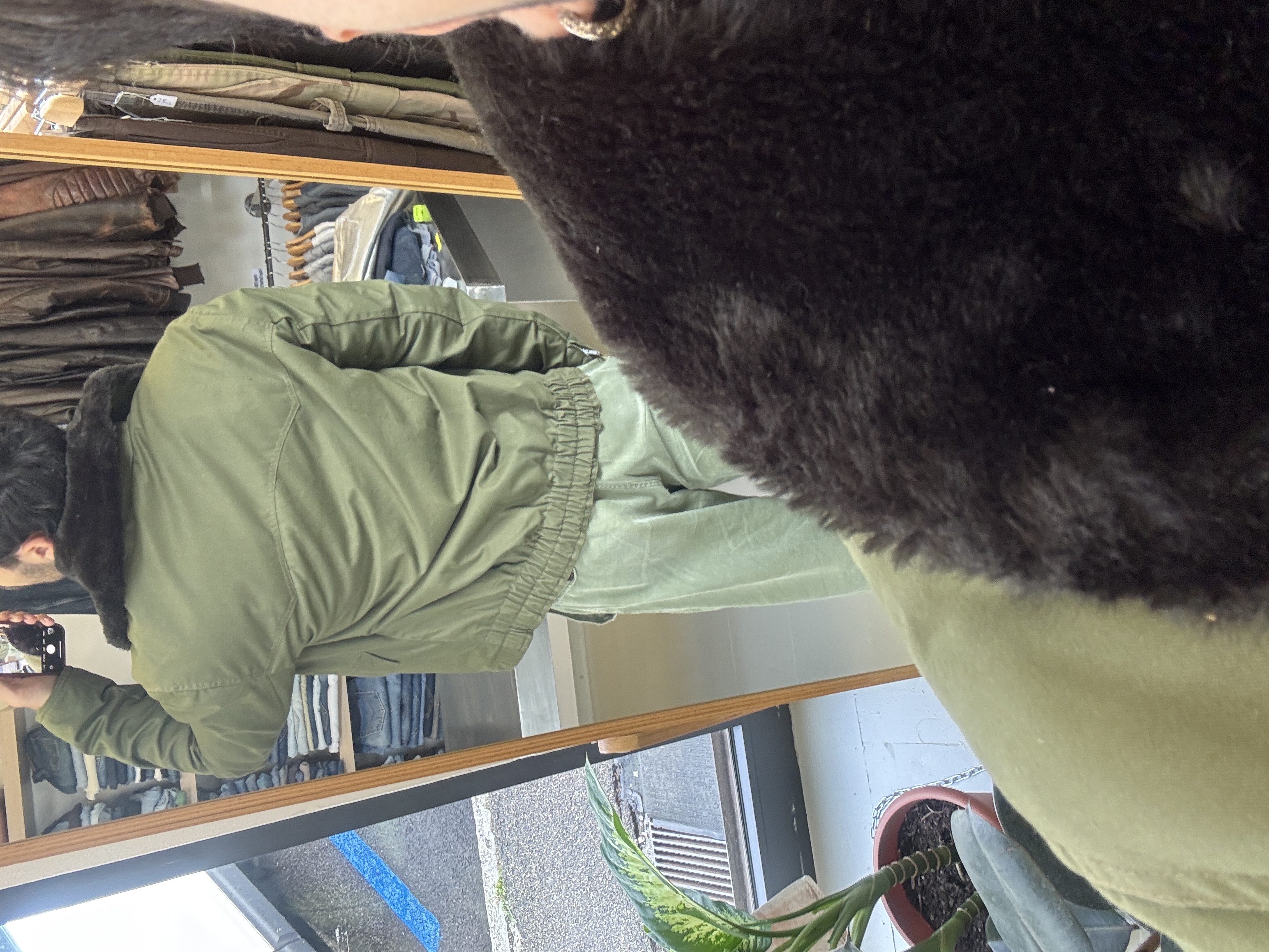 Olive Green Men's Jacket taglia L