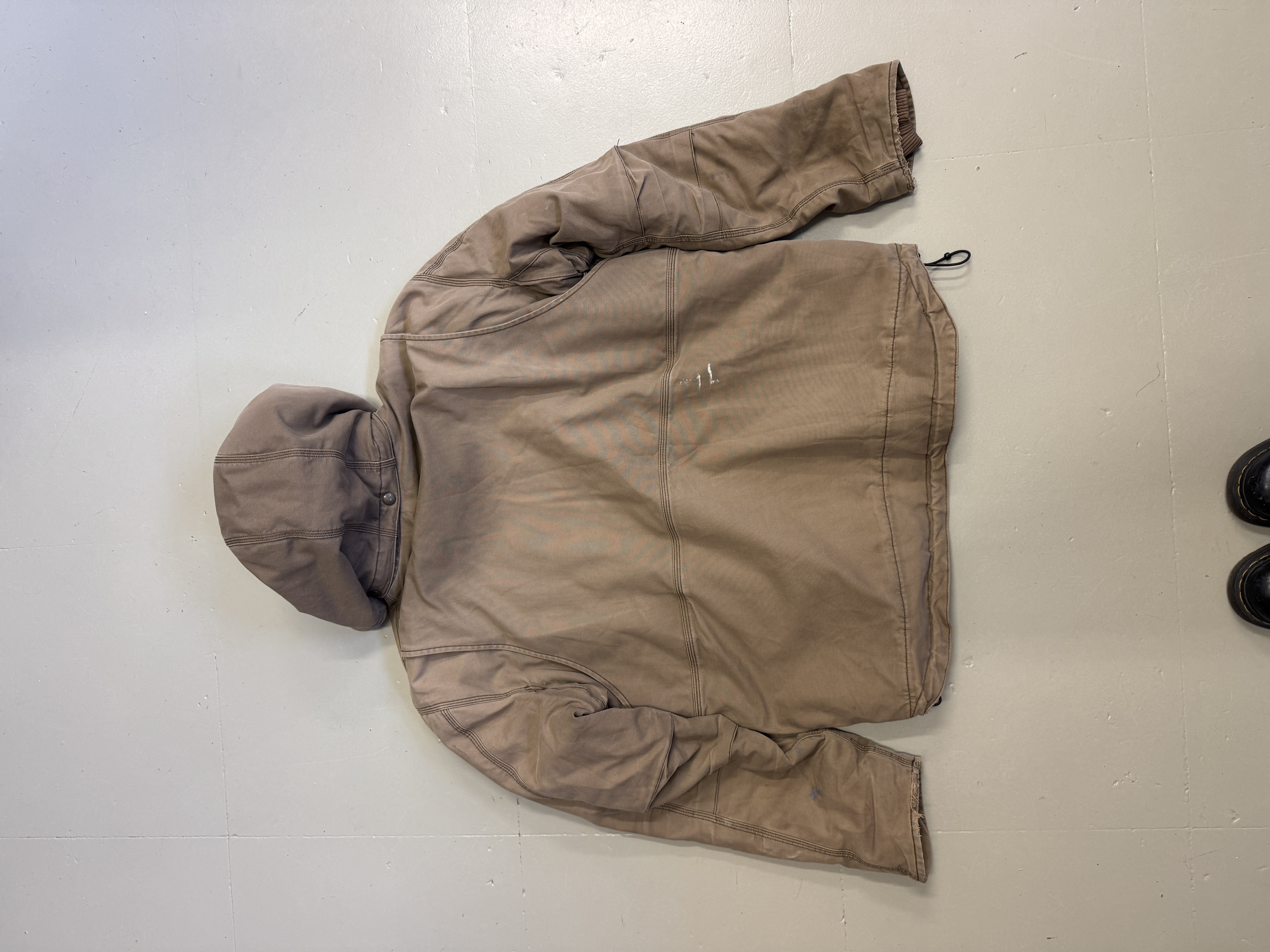 Carhartt hooded work jacket taglia L