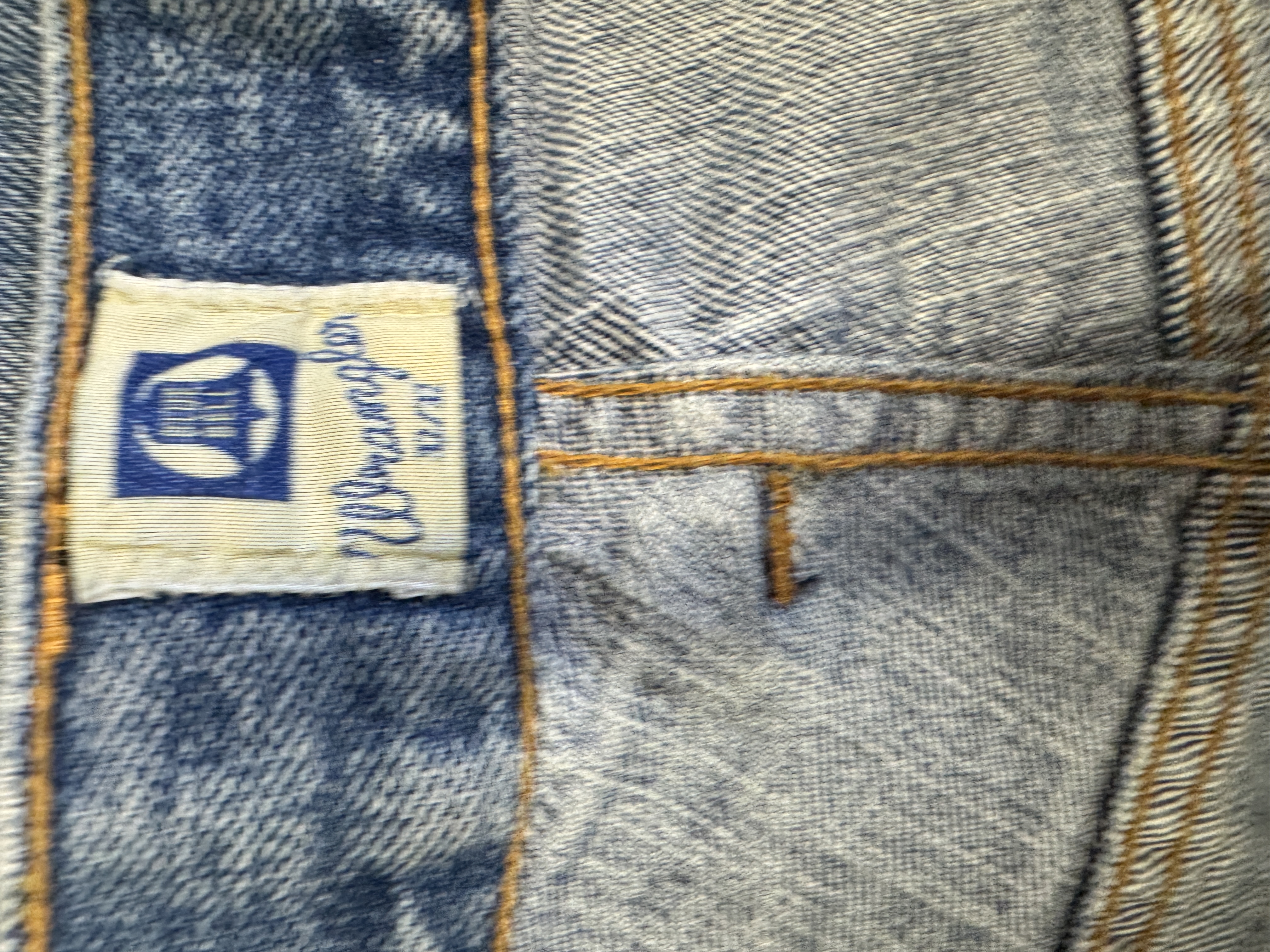 Wrangler vintage flare denim jacket taglia 32US