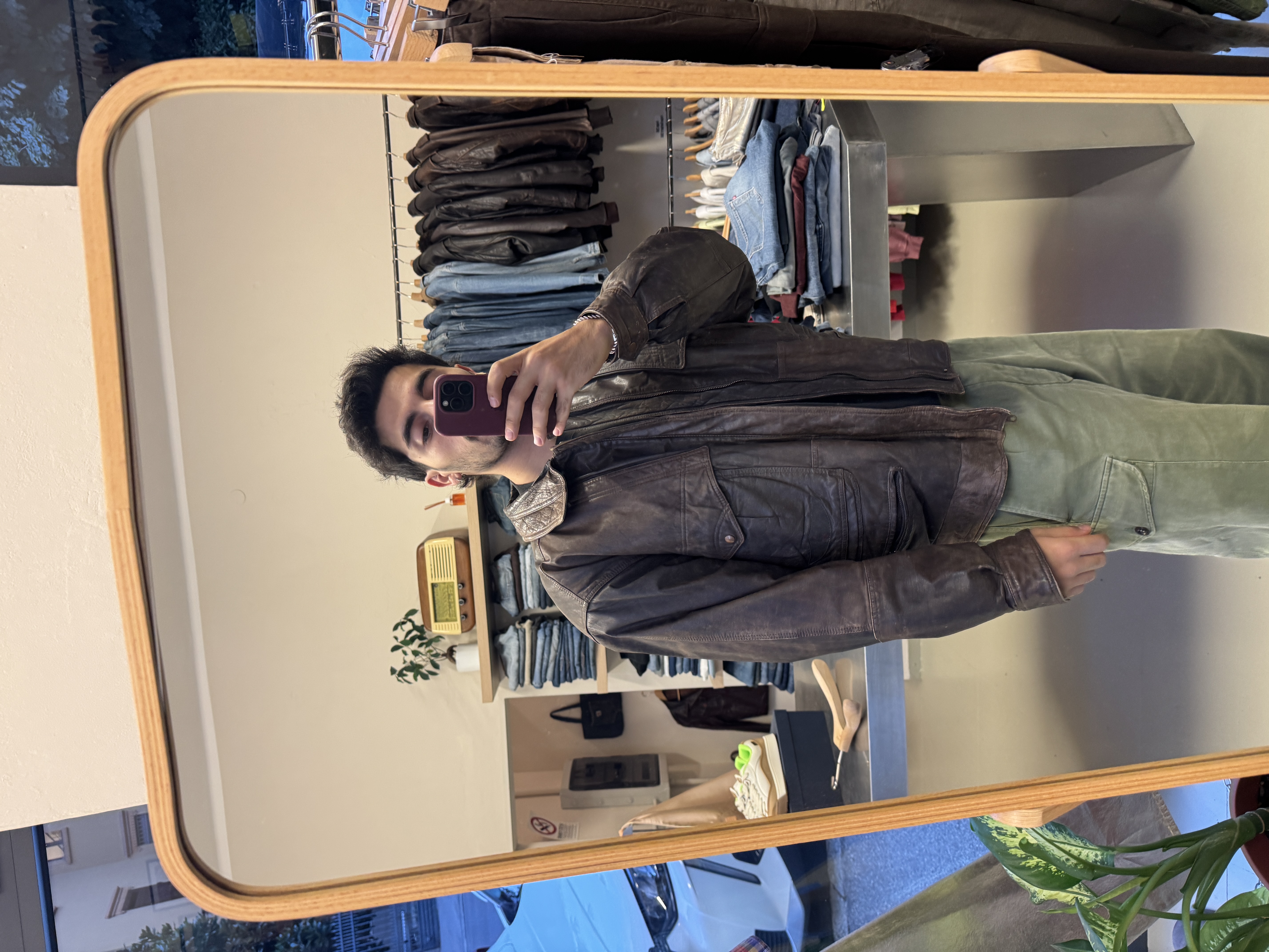 Vintage Leather Jacket taglia L