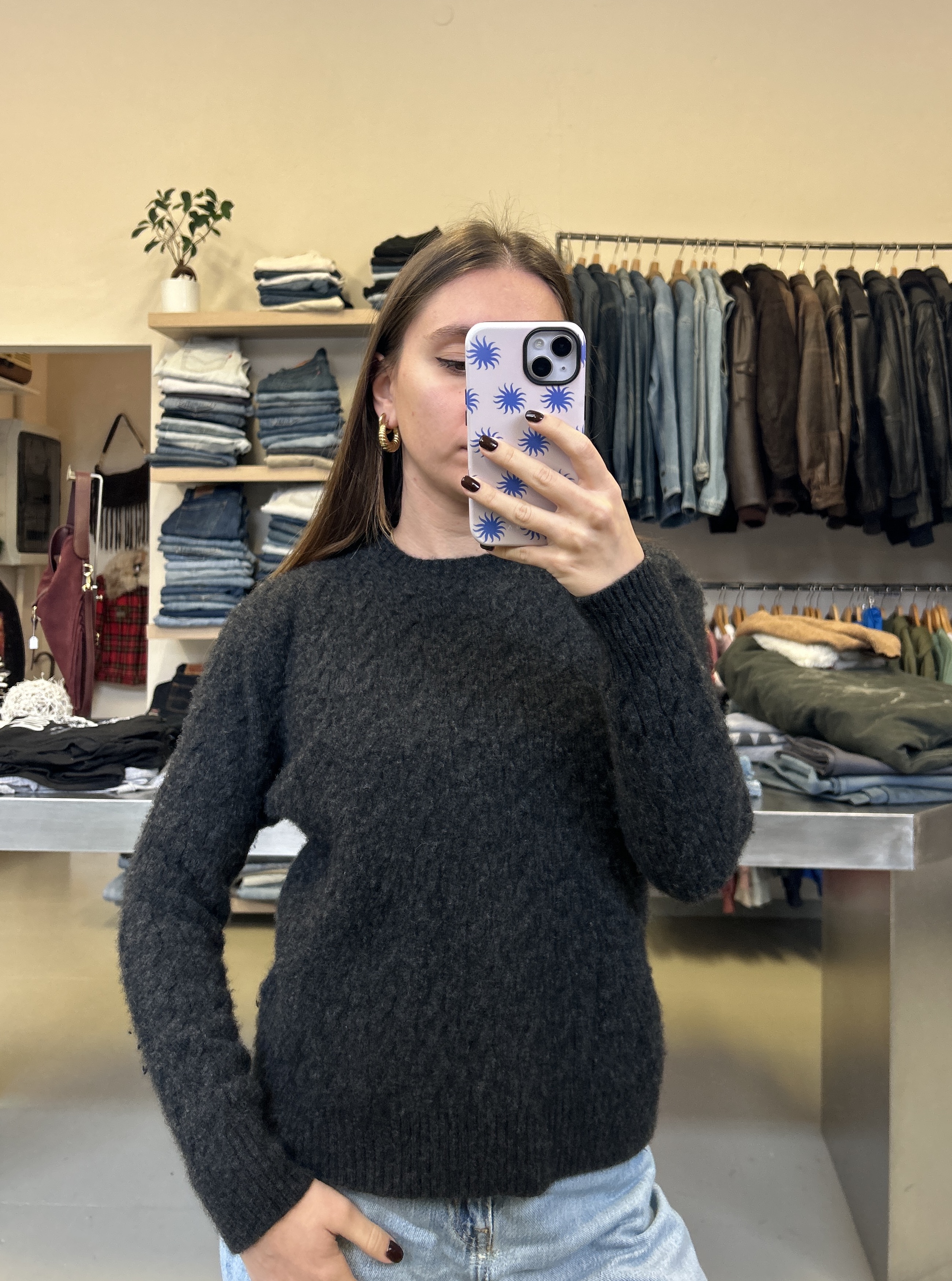 Maglione Polo Ralph Lauren grigio scuro taglia XS/S