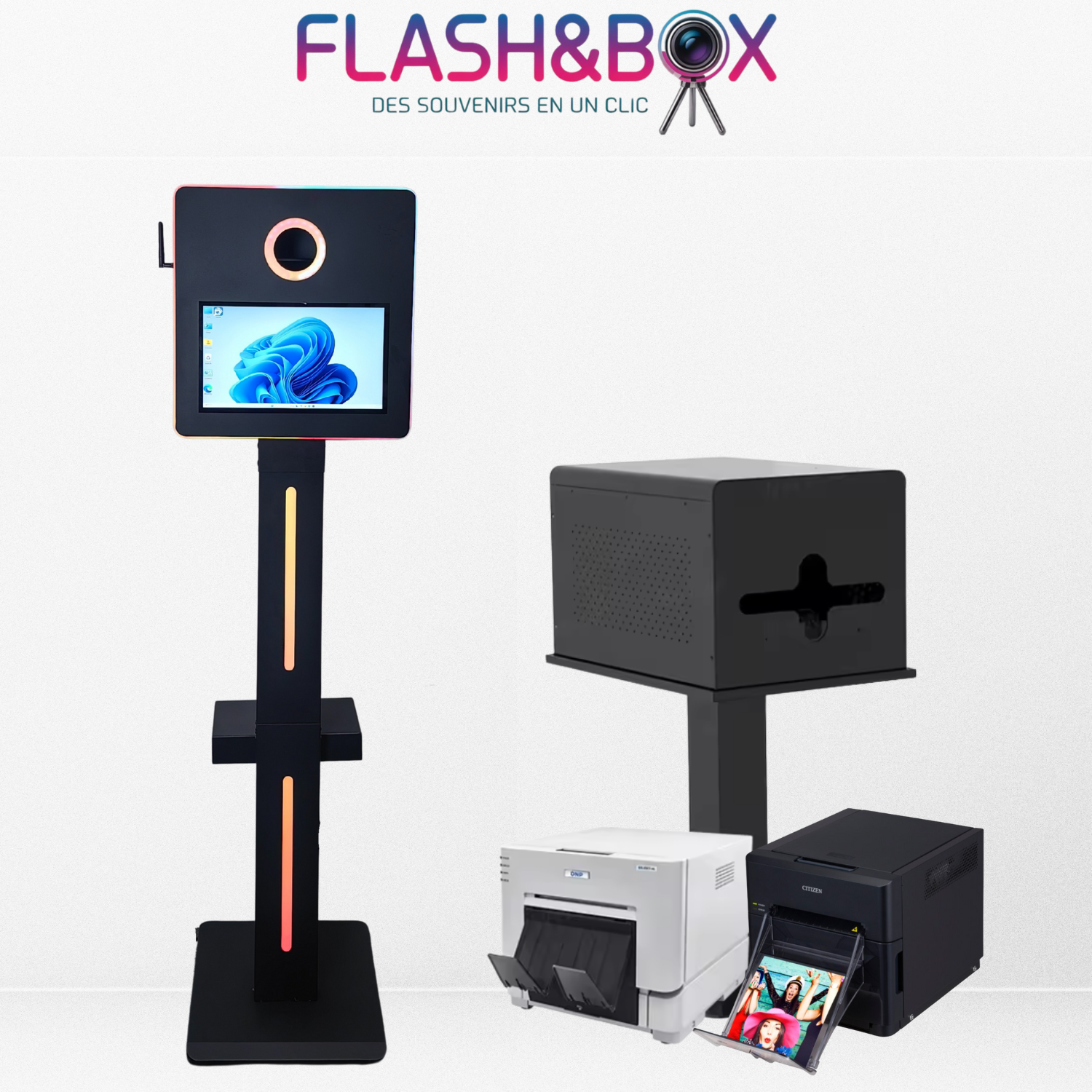 📦 Cache-imprimante Flash&Box – Design élégant et pratique
