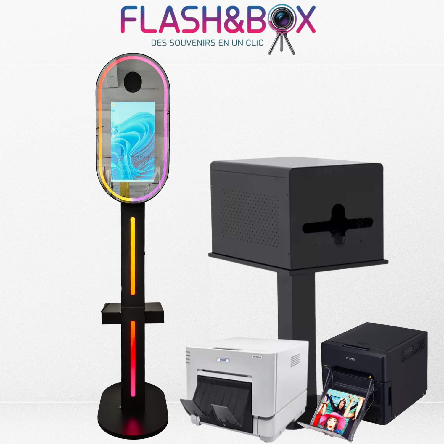 📦 Cache-imprimante Flash&Box – Design élégant et pratique
