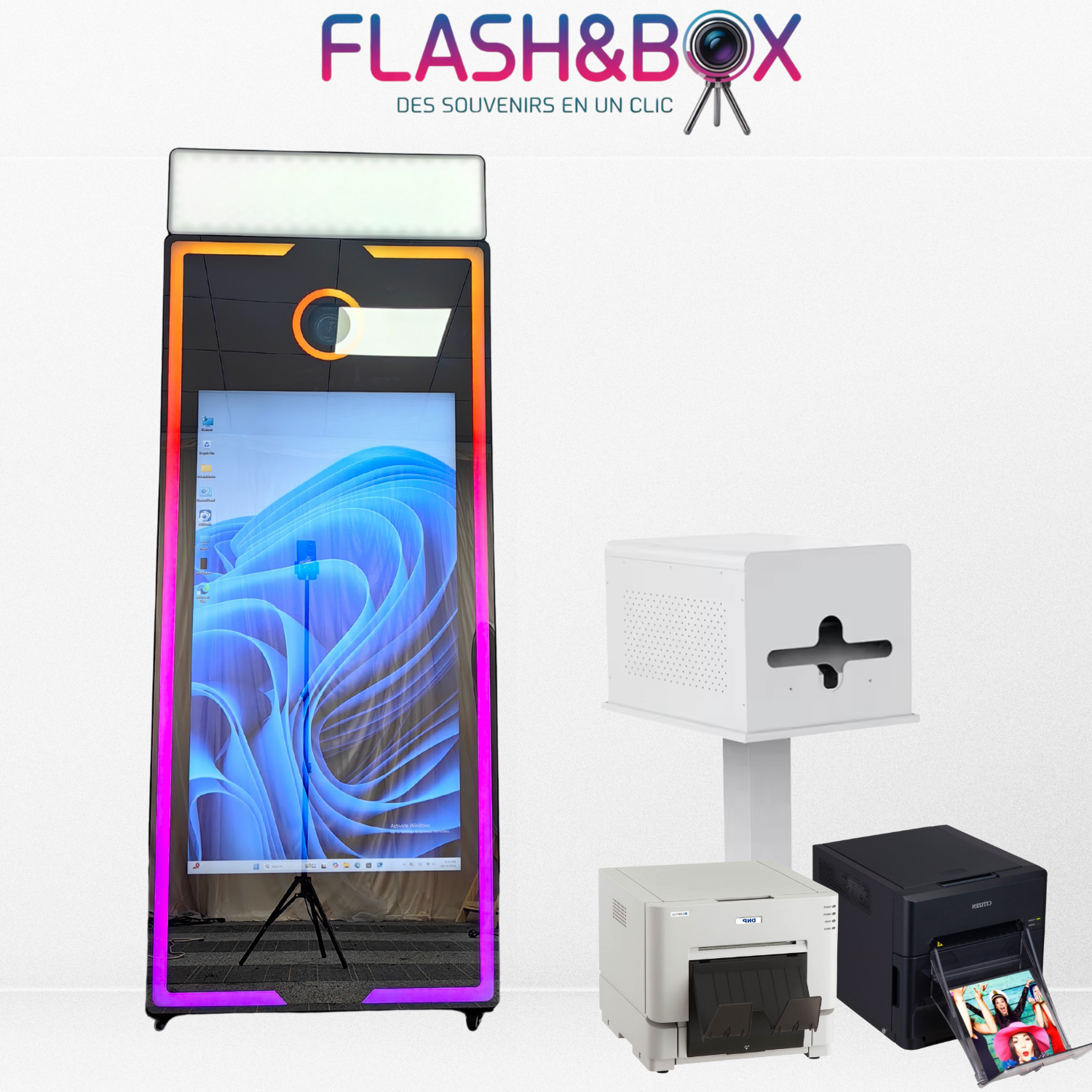 📦 Cache-imprimante Flash&Box – Design élégant et pratique