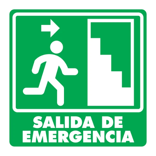 SEÑAL MOD 003 SALIDA EMERGENCIA DERECHA