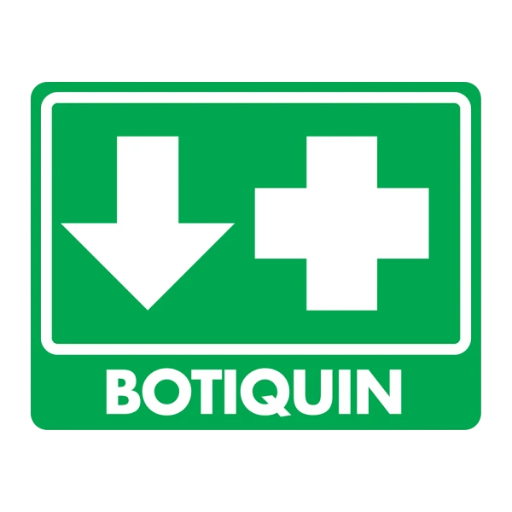 SEÑAL MODELO 014 BOTIQUÍN