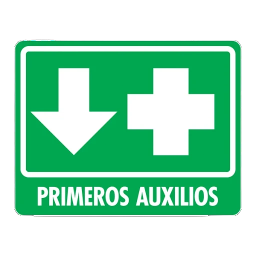 SEÑAL MODELO 015 PRIMEROS AUXILIOS