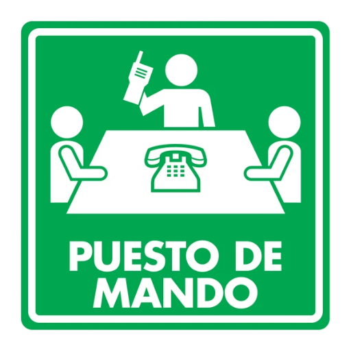 SEÑAL MODELO 020 PUESTO DE MANDO