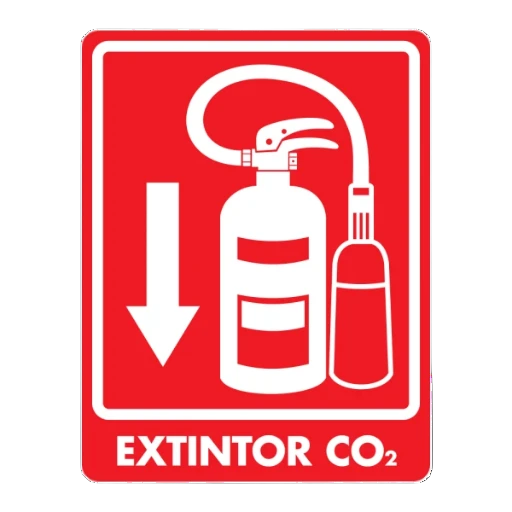 SEÑAL MODELO 038 EXTINTOR DE CO2