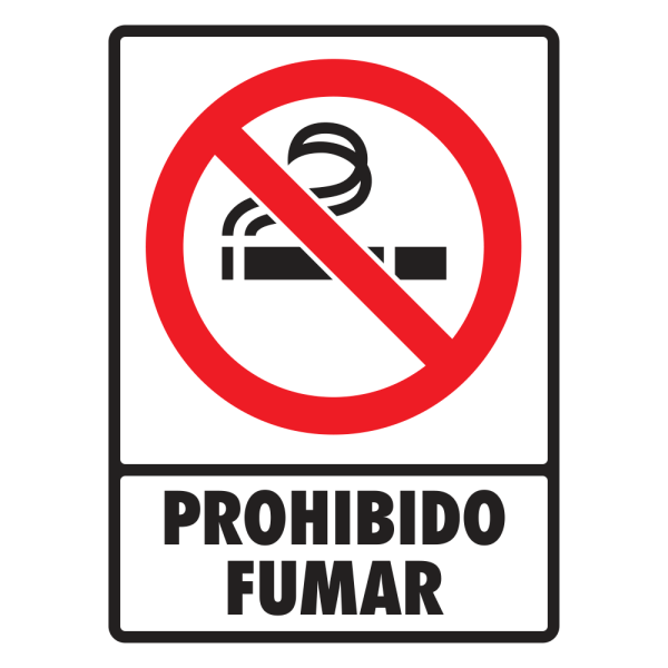 SEÑAL MODELO 048 PROHIBIDO FUMAR