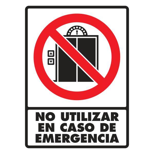 SEÑAL MODELO 051 NO UTILIZAR EN EMERGENCIA