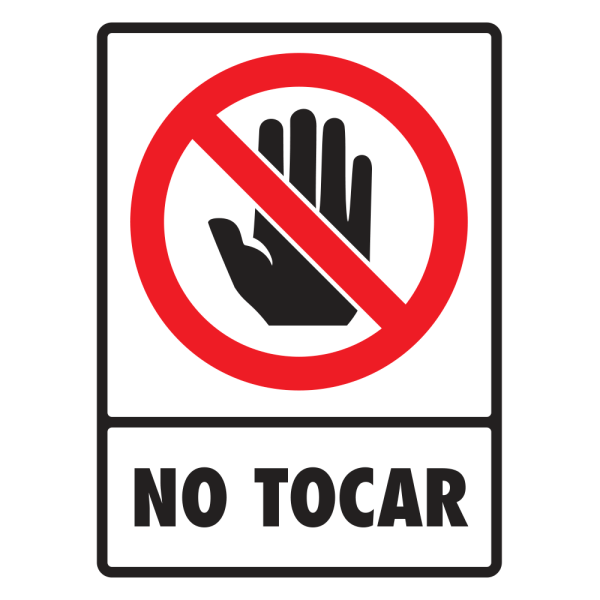 SEÑAL MODELO 058 NO TOCAR