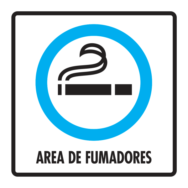 SEÑAL MODELO 088 ÁREA DE FUMADORES