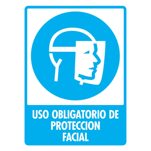 SEÑAL MODELO 096 PROTECCIÓN FACIAL