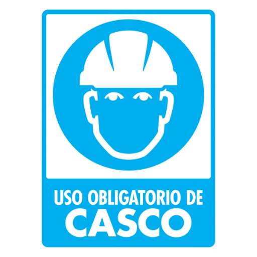 SEÑAL MODELO 102 USO DE CASCO