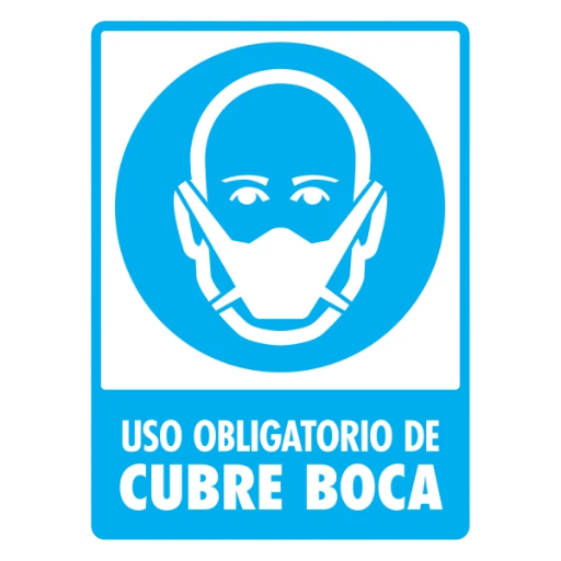 SEÑAL MODELO 106 USO DE CUBRE BOCA