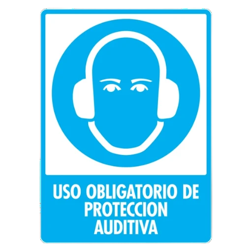 SEÑAL MODELO 107 PROTECCIÓN AUDITIVA