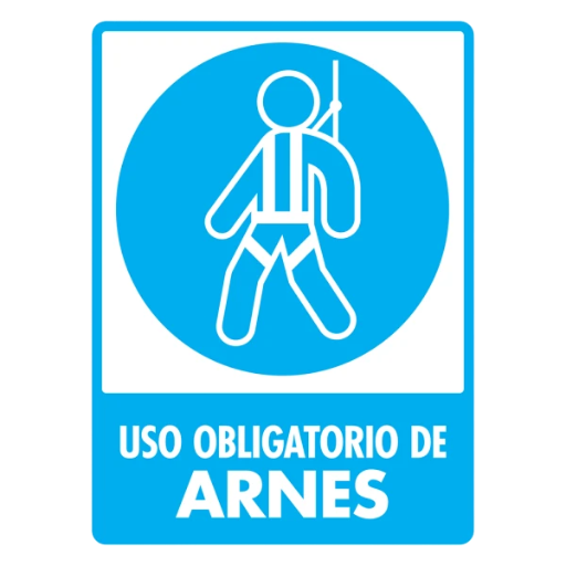 SEÑAL MODELO 112 USO DE ARNÉS
